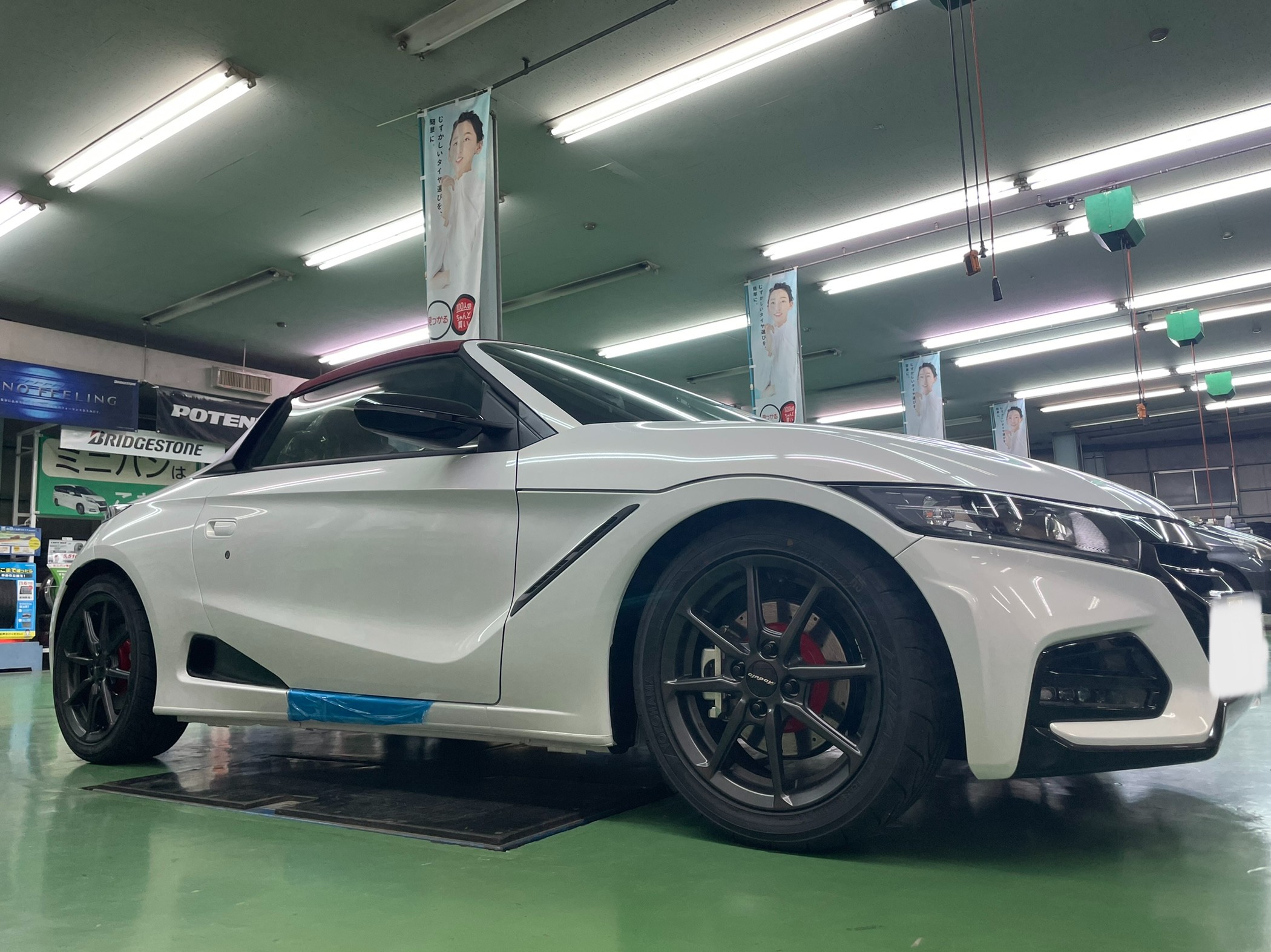 Ｓ６６０にＳＰＯＯＮ車高調お取り付け | スタッフ日記 | タイヤ館