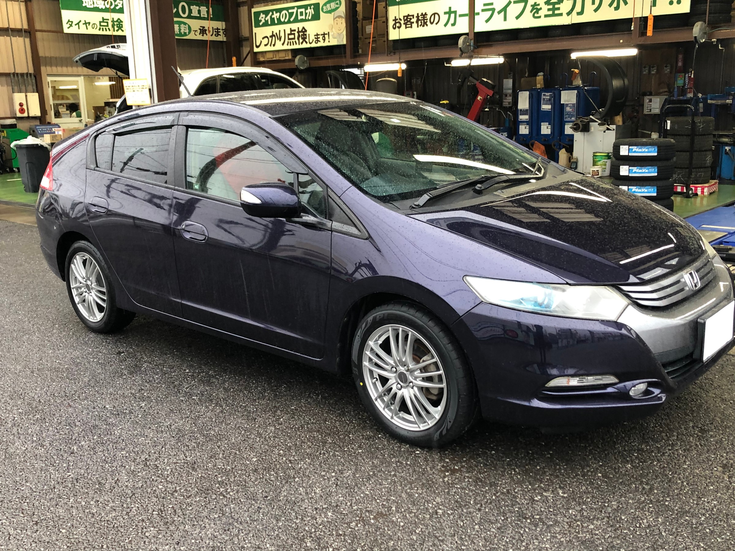 ホンダ・インサイト・ZE2】タイヤホイールセット取付け | ホンダ イン