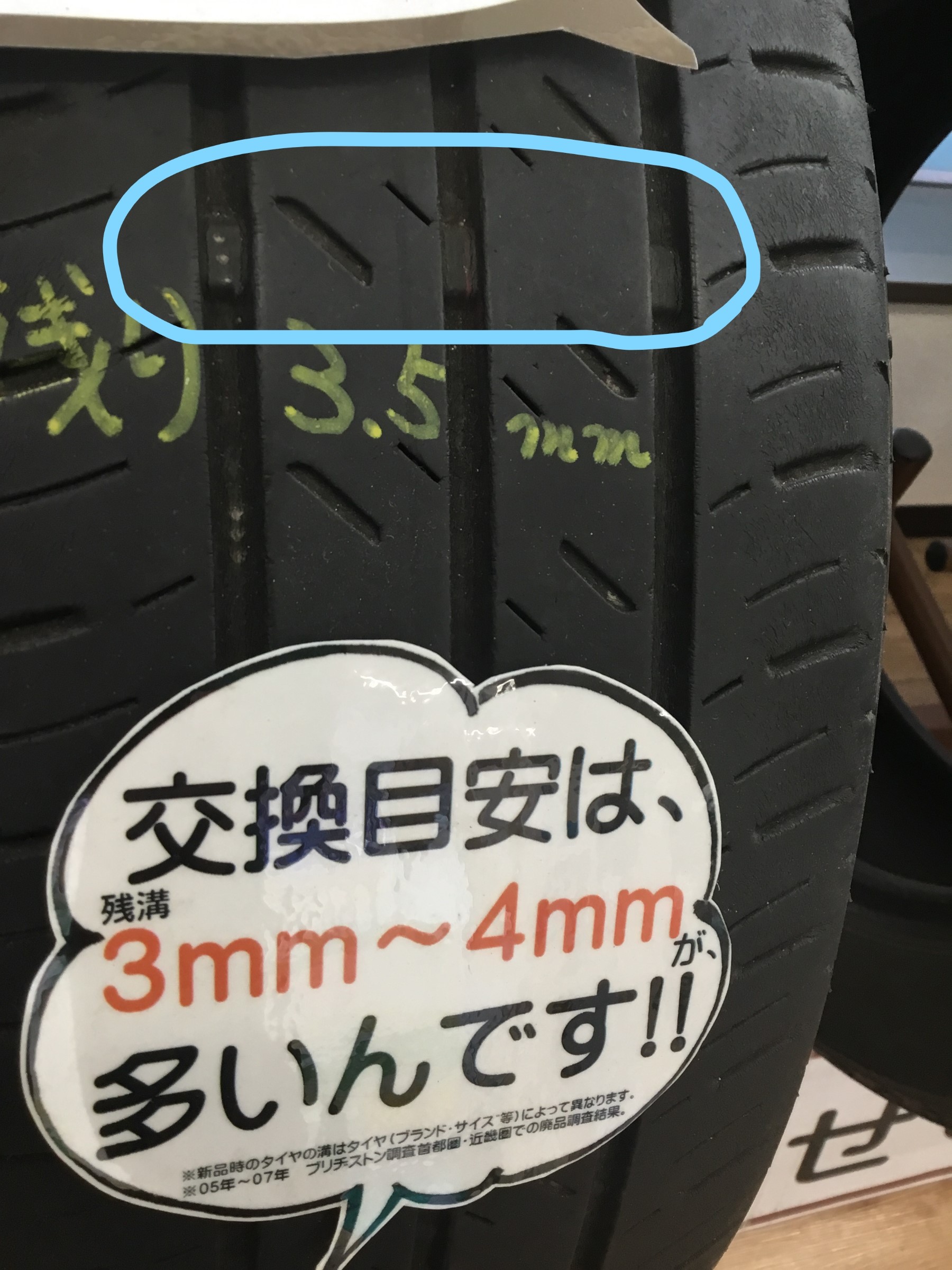 タイヤの溝は大丈夫ですか 作業 取付け情報 タイヤ館 門司 タイヤからはじまる トータルカーメンテナンス タイヤ館グループ