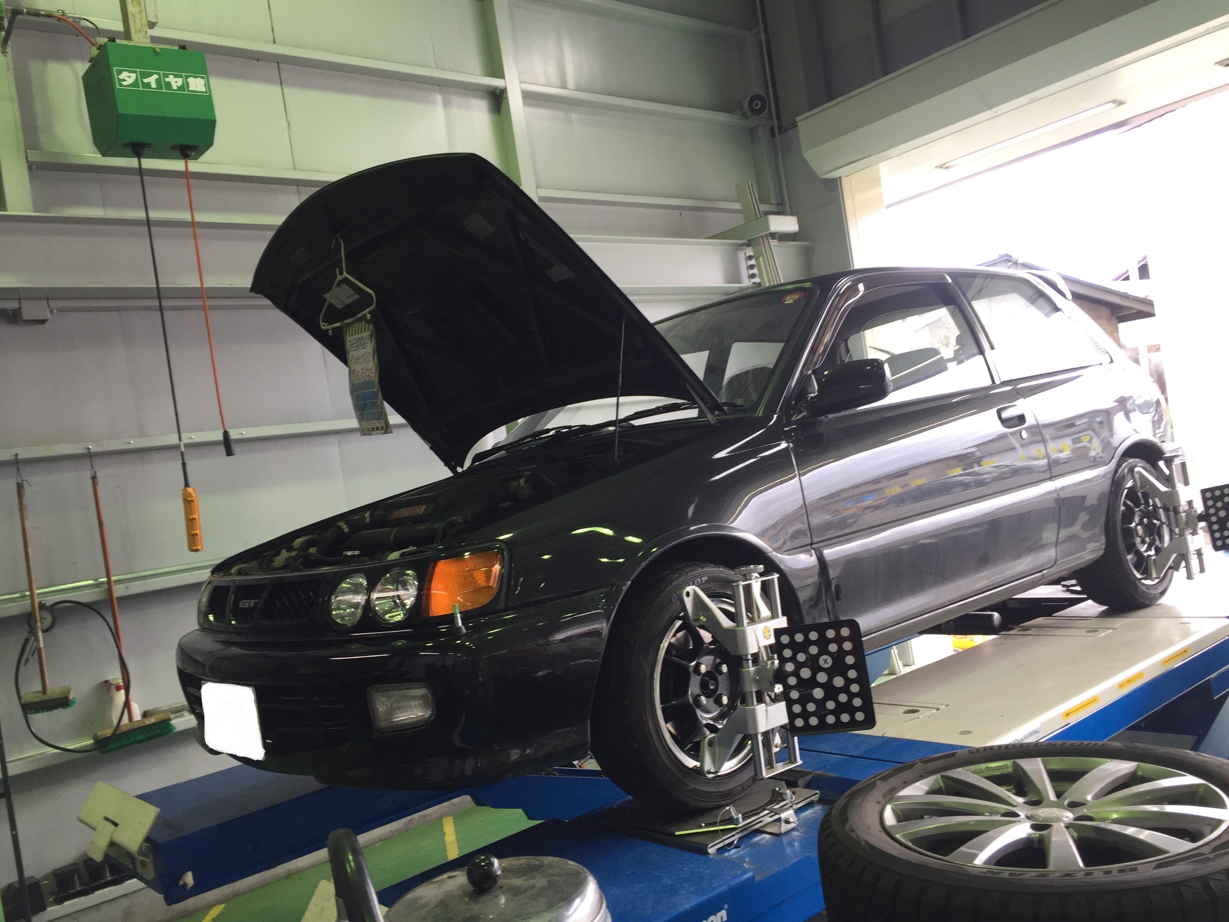 車の『骨盤矯正』 EP82 スターレットアライメント調整 | 店舗お