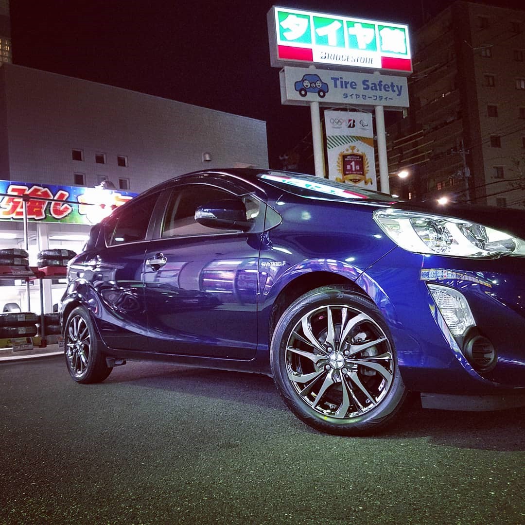 ☆ アクア × レオニス ☆ | トヨタ アクア ホイール タイヤ・ホイール