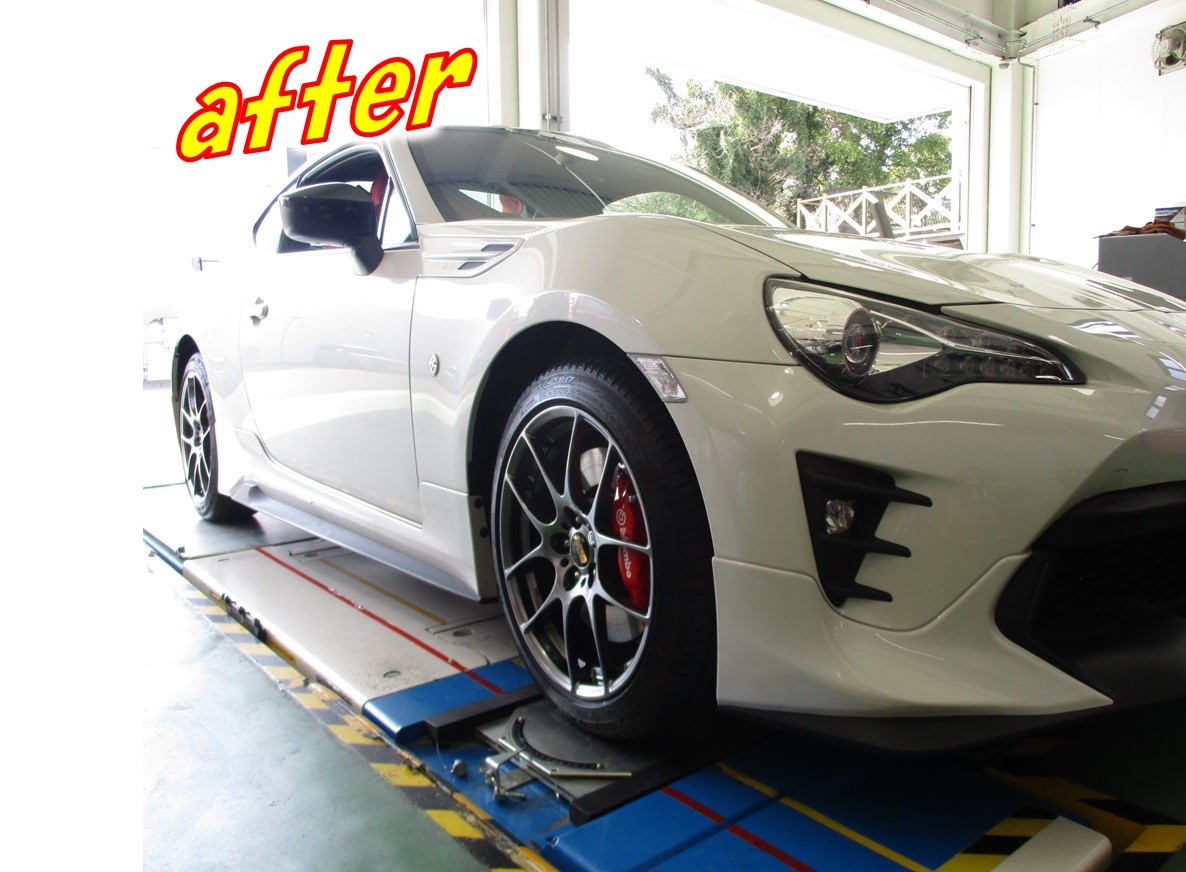 ZN6 FT86 BBS RF504 取り付け | 店舗おススメ情報 | タイヤ館 豊橋向山