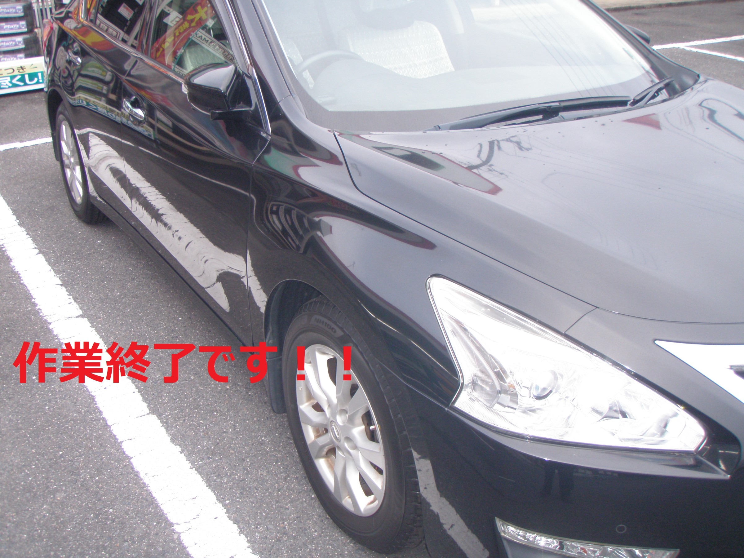 ☆NISSAN ティアナ タイヤ交換 TPMS取付作業 | 日産 ティアナ タイヤ