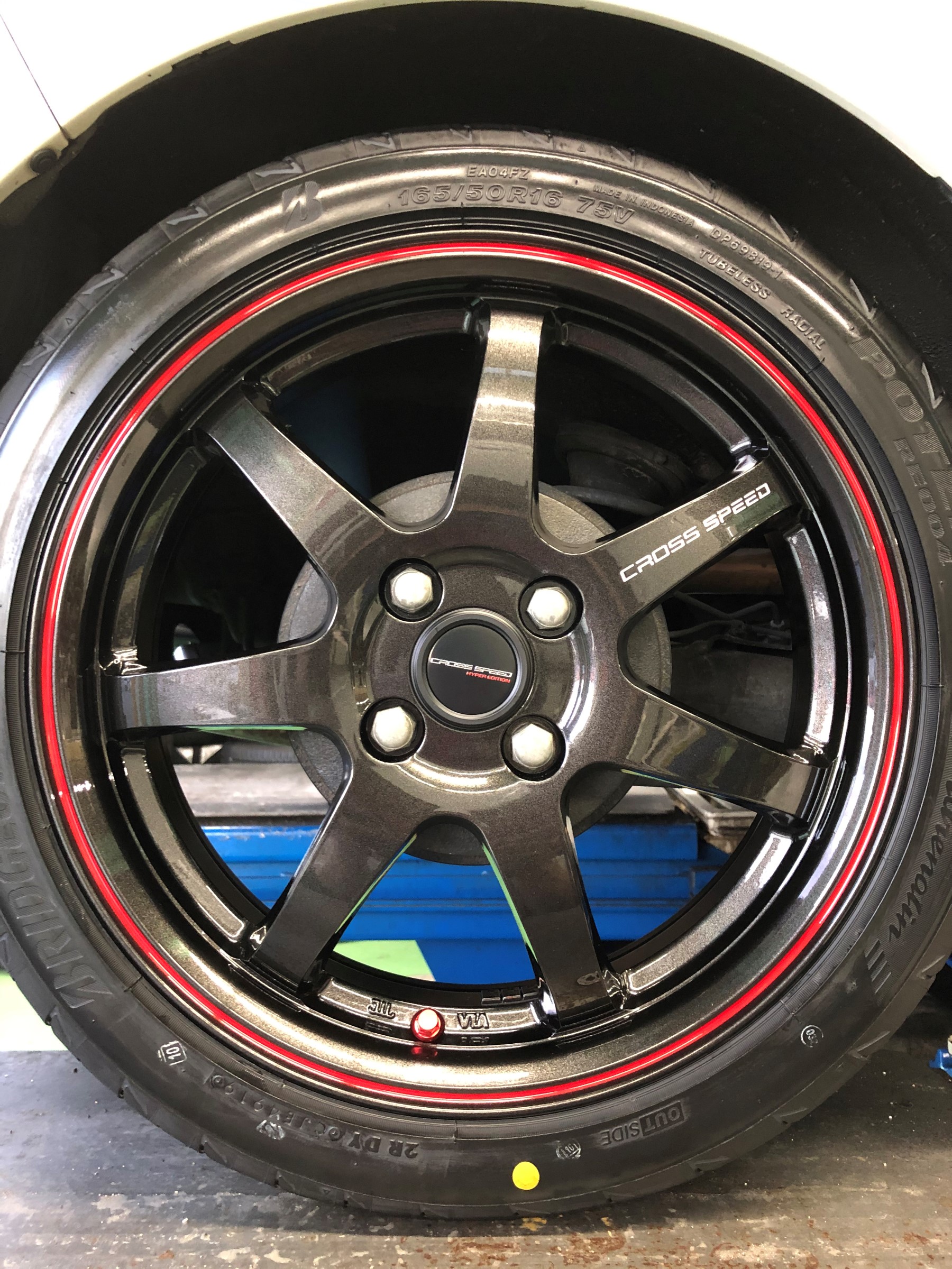 コペン(ＬＡ４００Ｋ)にアルミホイールＳＥＴ取り付け♪ | ダイハツ