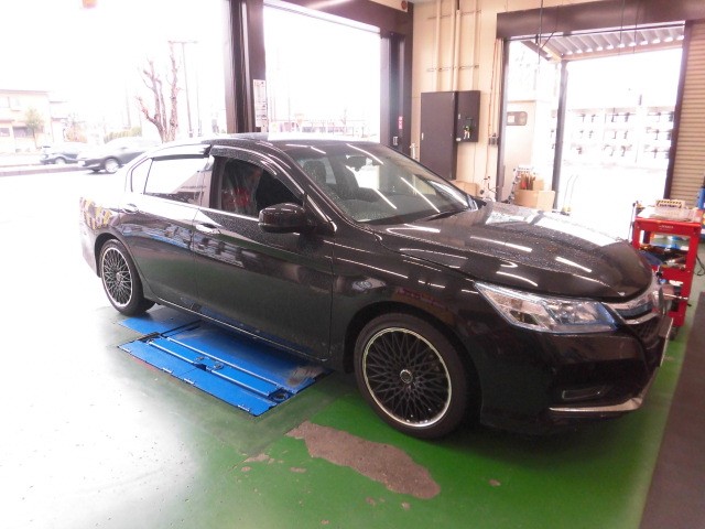 ホンダ アコードハイブリッド 車高調キット取付 その ホンダ アコードハイブリッド その他 パーツ取付 サスペンション取付 サービス事例 タイヤ館 東大宮バイパス タイヤからはじまる トータルカーメンテナンス タイヤ館グループ