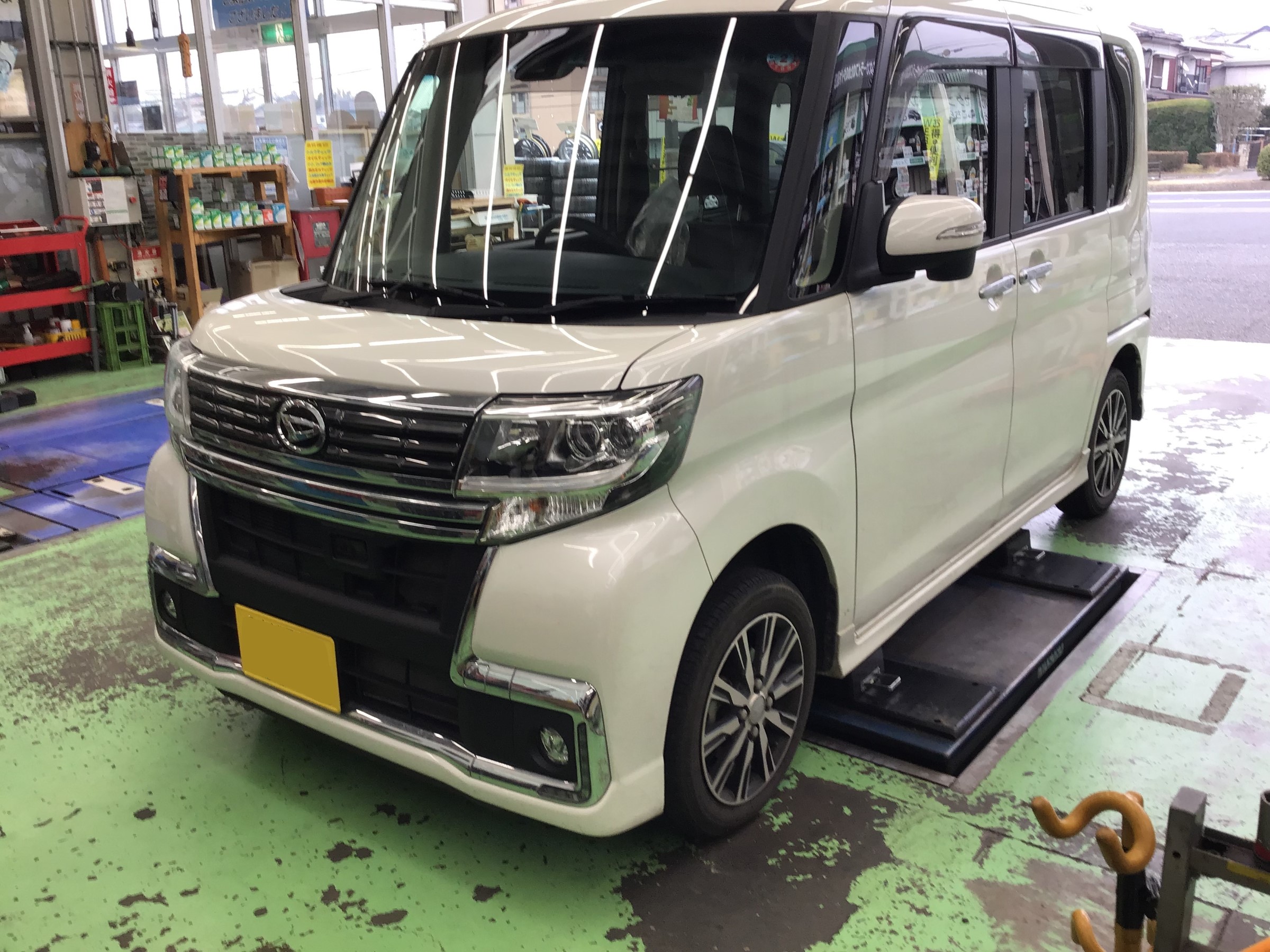 ダイハツ・タントカスタム(Ｌ600系)】スタッドレスタイヤ＆ホイール