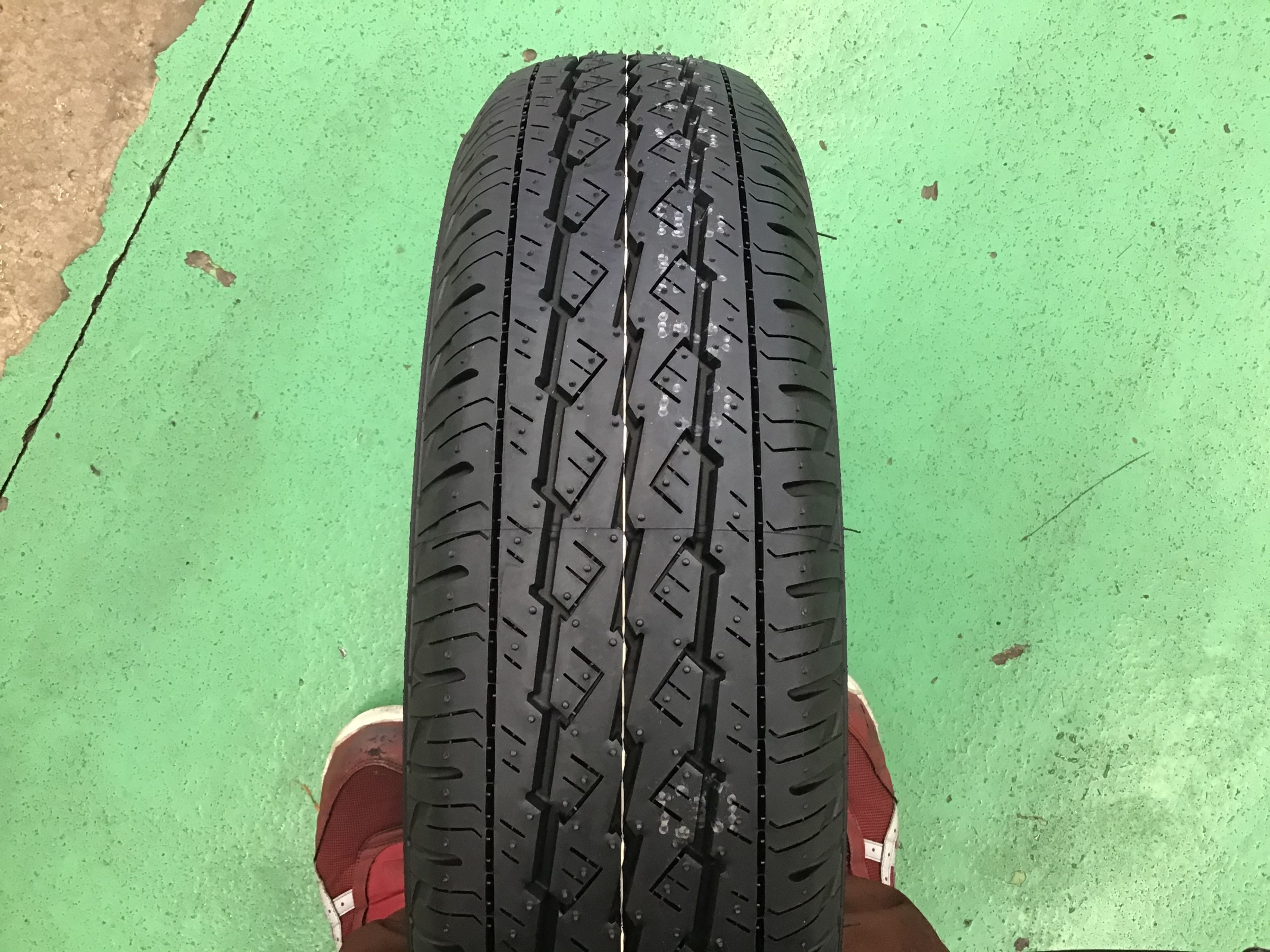 イボ・ライン付き LTタイヤ】スチール 12in 4.00B +40 PCD100