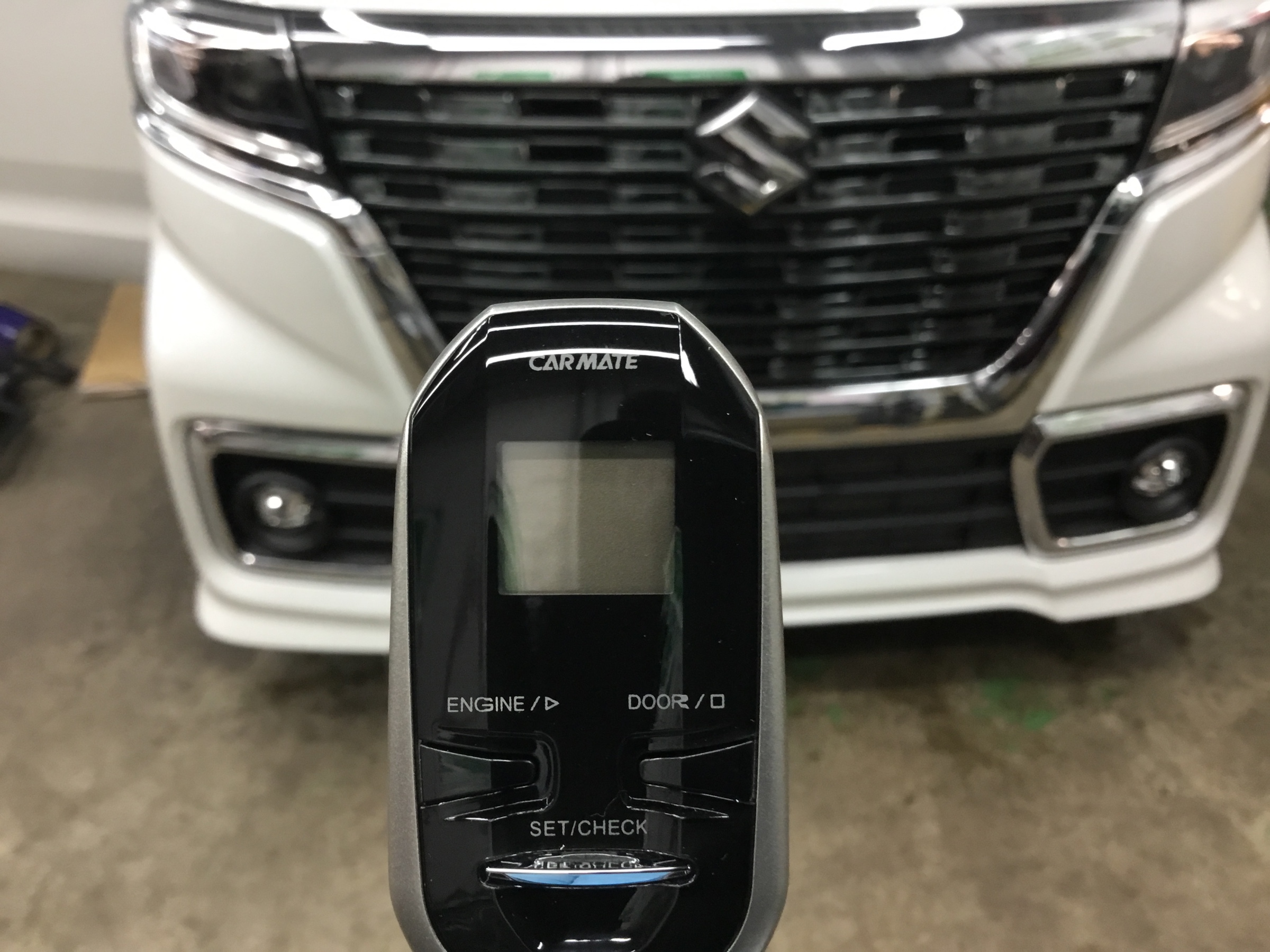 スペーシアカスタムにエンジンスターター♪カーメイトTE-X301SZ
