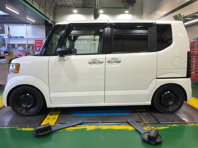 車高調お取り付け N-BOX JF1 | 店舗おススメ情報 | タイヤ館