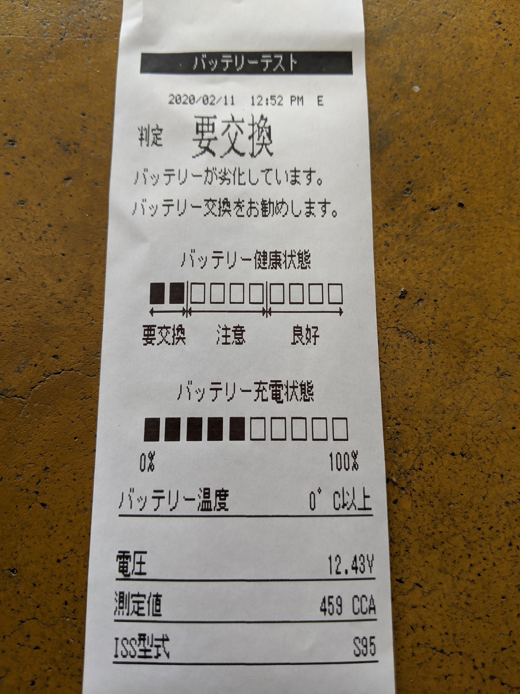 マツダ ＣＸ-3 の アイドリングストップ 専用 バッテリー 交換しました♪ | マツダ CX-3 メンテナンス商品 その他 > ・バッテリー交換 |  サービス事例 | タイヤ館 飯塚 | タイヤからはじまる、トータルカーメンテナンス タイヤ館グループ
