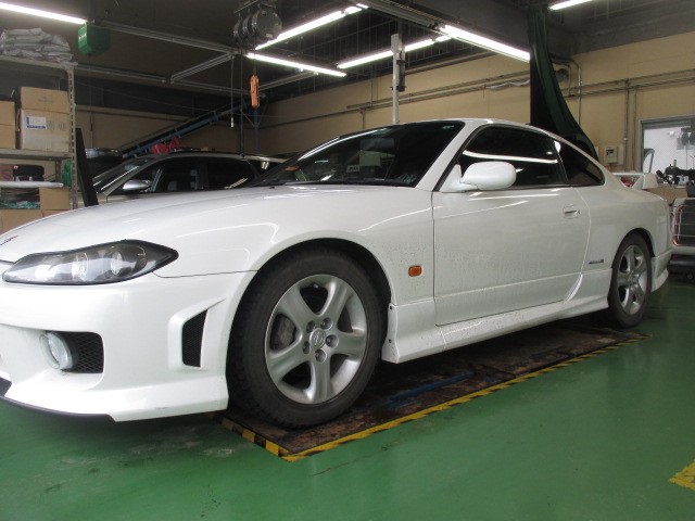 日産 S15 シルビア 車検 スタッフ日記 タイヤ館 西野 タイヤからはじまる トータルカーメンテナンス タイヤ館グループ
