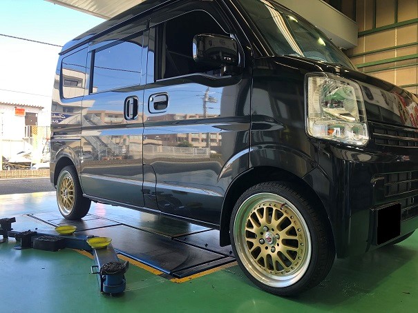ＮＶ100クリッパー 車高調取付 | 日産 NV100 その他 パーツ取付 > 足