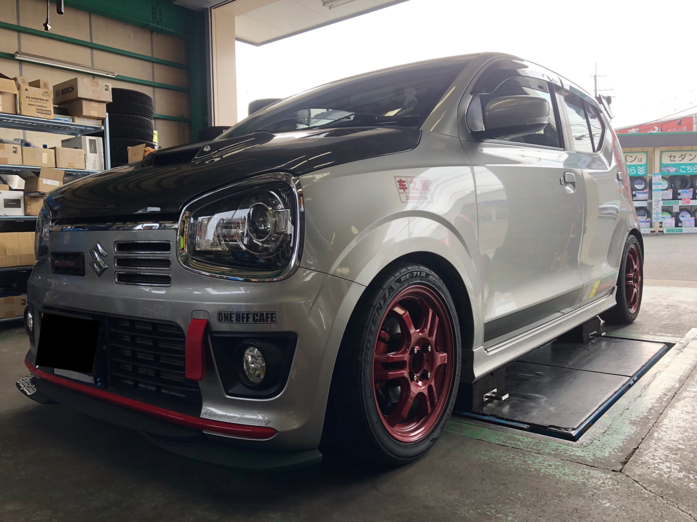 アルトワークス軽量ホイール装着(*^^*) | スズキ アルトワークス