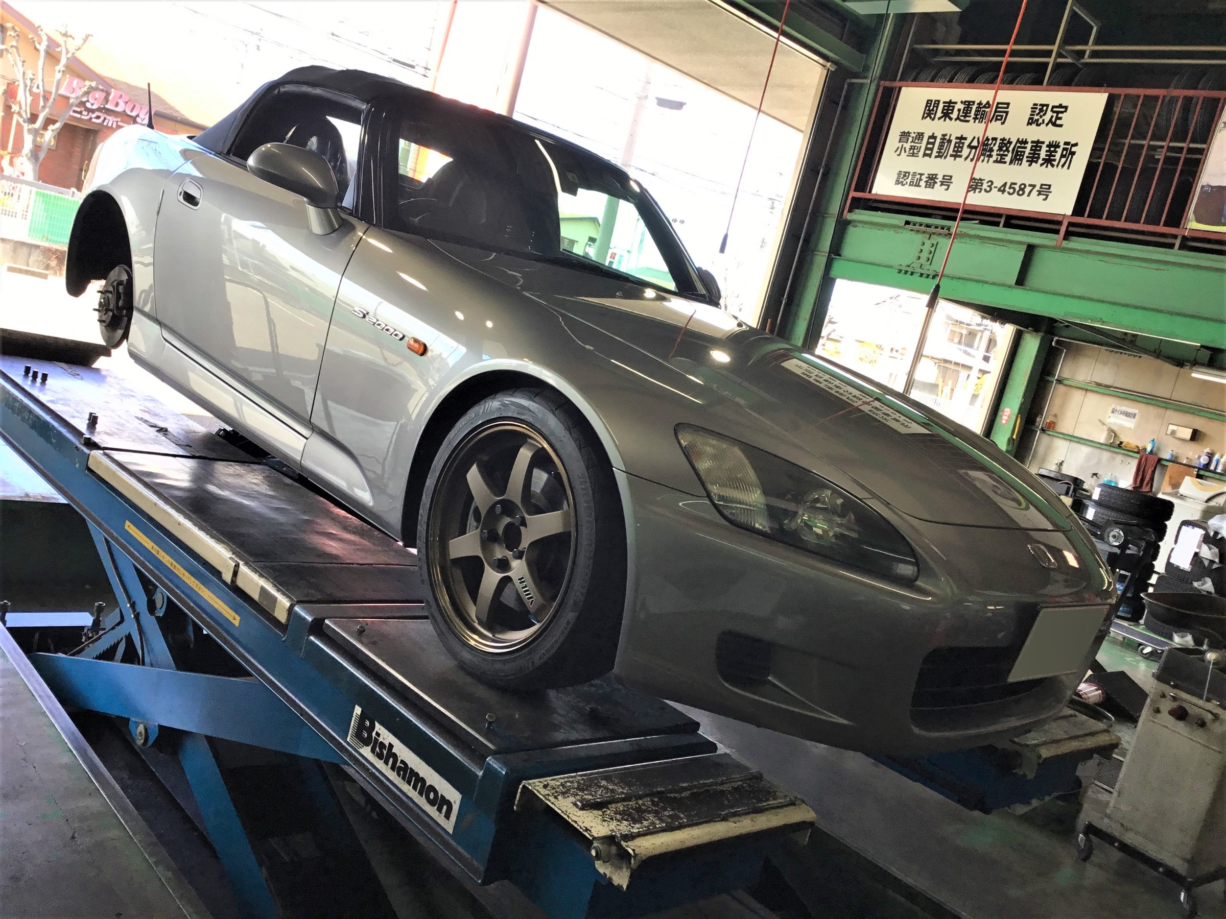 AP1型S2000、リアタイヤ交換！ | ホンダ S2000 タイヤ タイヤ ...