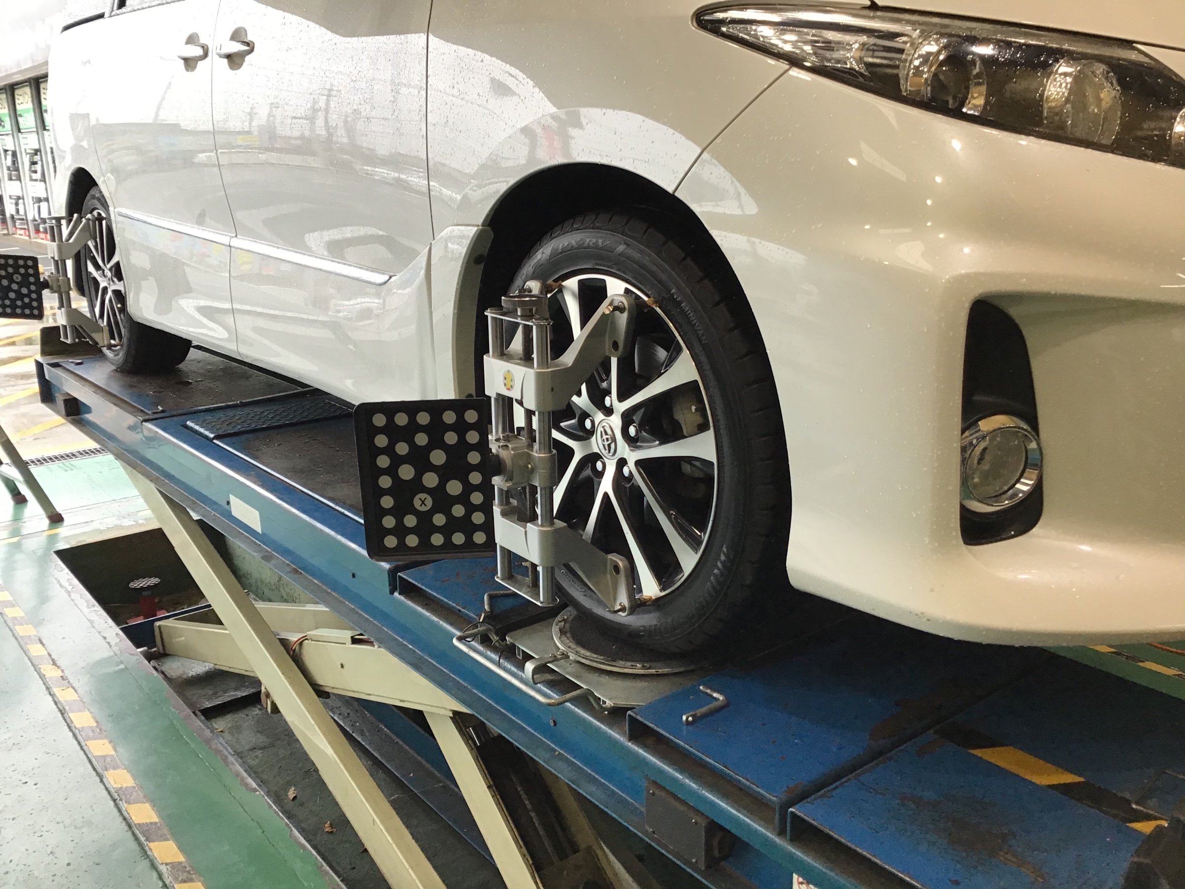 アライメント測定様子