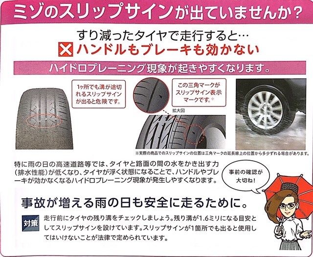 夏タイヤカタログを撮影しています。