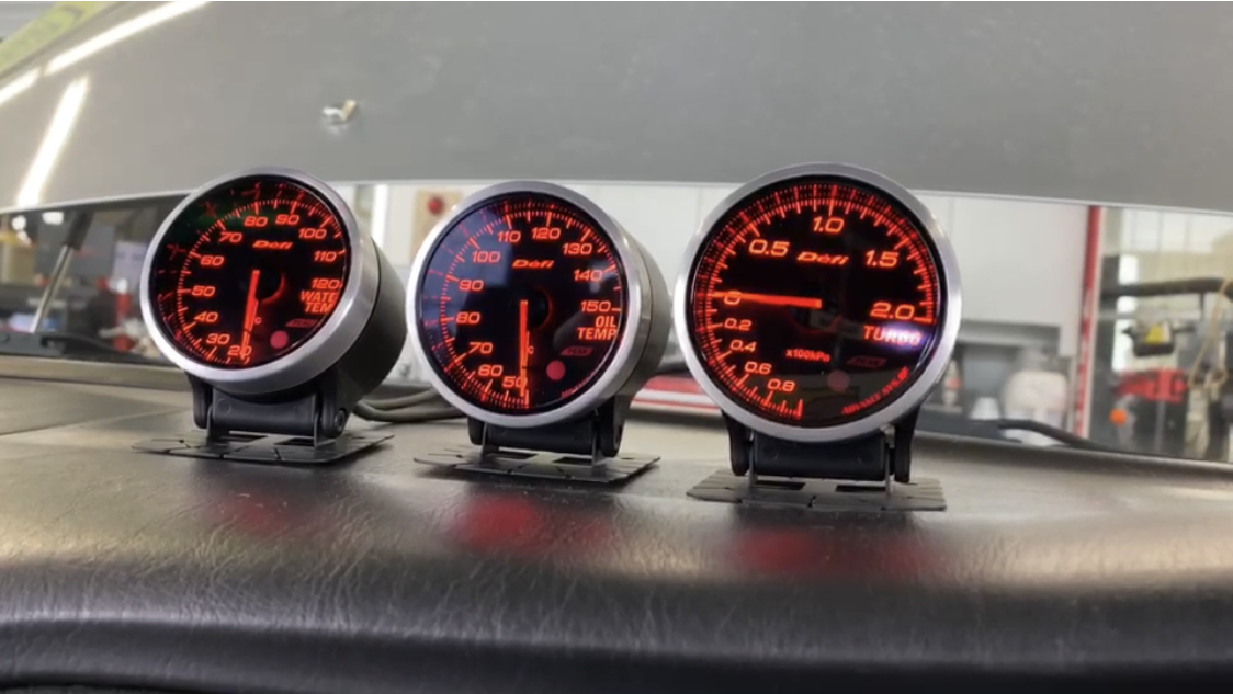 Defi メーターのみ JZX90ツアラーV Defi ADVANCE BFメーター取り付け - YouTube
