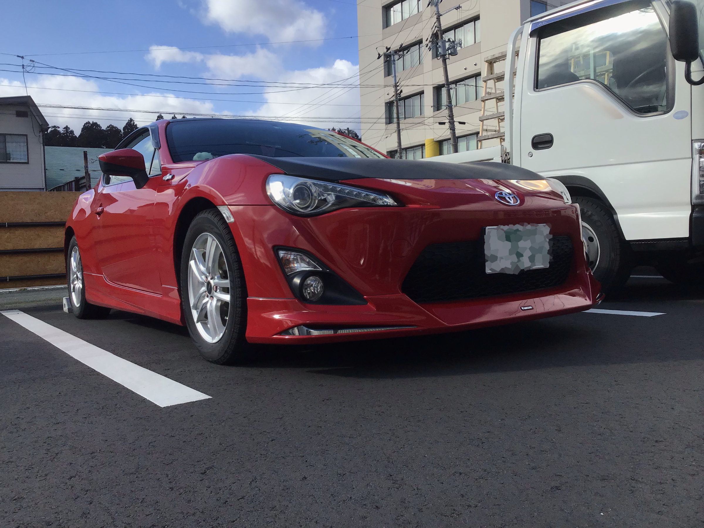 スタッフ撮影 ナンバーはモザイク加工しています