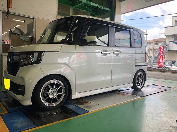 Ｎ-ＢＯＸにＲＡＹＳ ＴＥ３７ＳＯＮＩＣ装着しました。 | ホンダ N