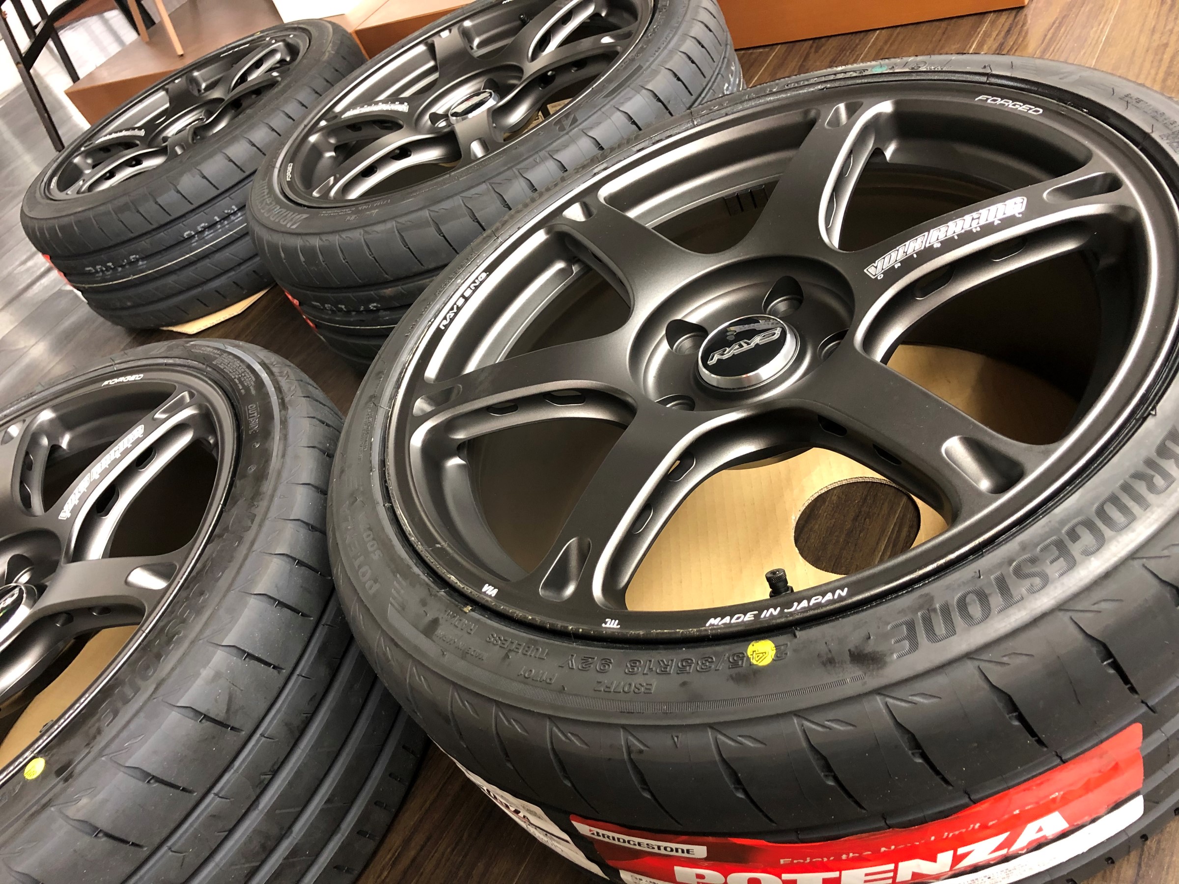 RAYS TE037 6061 × POTENZA S007A | 店舗おススメ情報 | タイヤ館 徳島 
