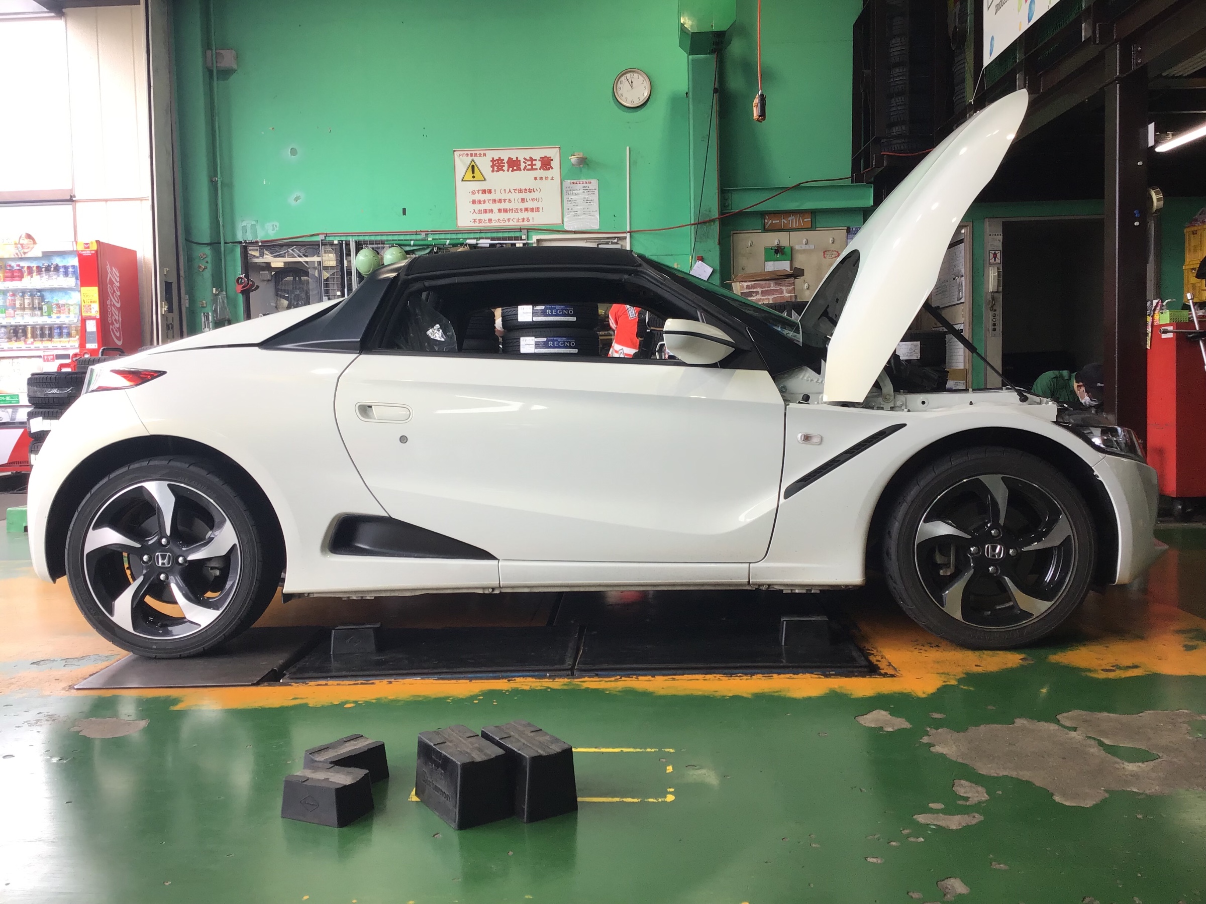 S660 車高調取り付け ホンダ S660 その他 パーツ取付 サスペンション取付 サービス事例 タイヤ館 所沢 タイヤからはじまる トータルカーメンテナンス タイヤ館グループ