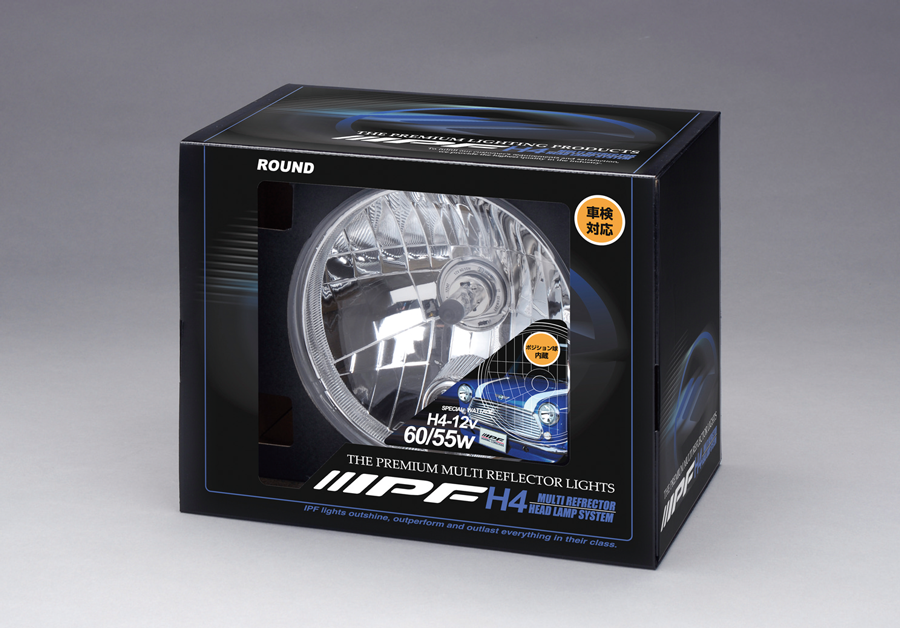 IPF H4 マルチリフレクターヘッドランプ　オマケ付き IPF マルチリフレクター ヘッドランプ ポジション付 HL-41