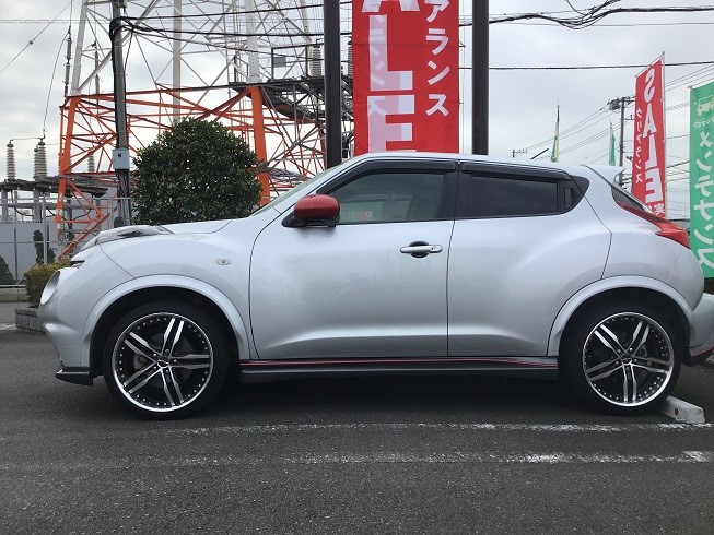 日産 JUKE NISMO RSーRダウンサス取付 | 店舗おススメ情報