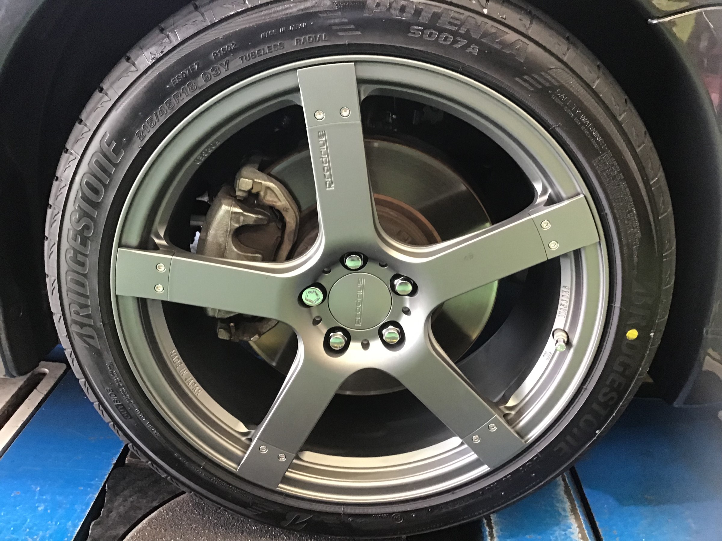 プロドライブ　19インチ GA05K PCD100 タイヤ要交換 ジャンク 】 単品 社外 ホイール 1本 軽量 Prodrive プロ