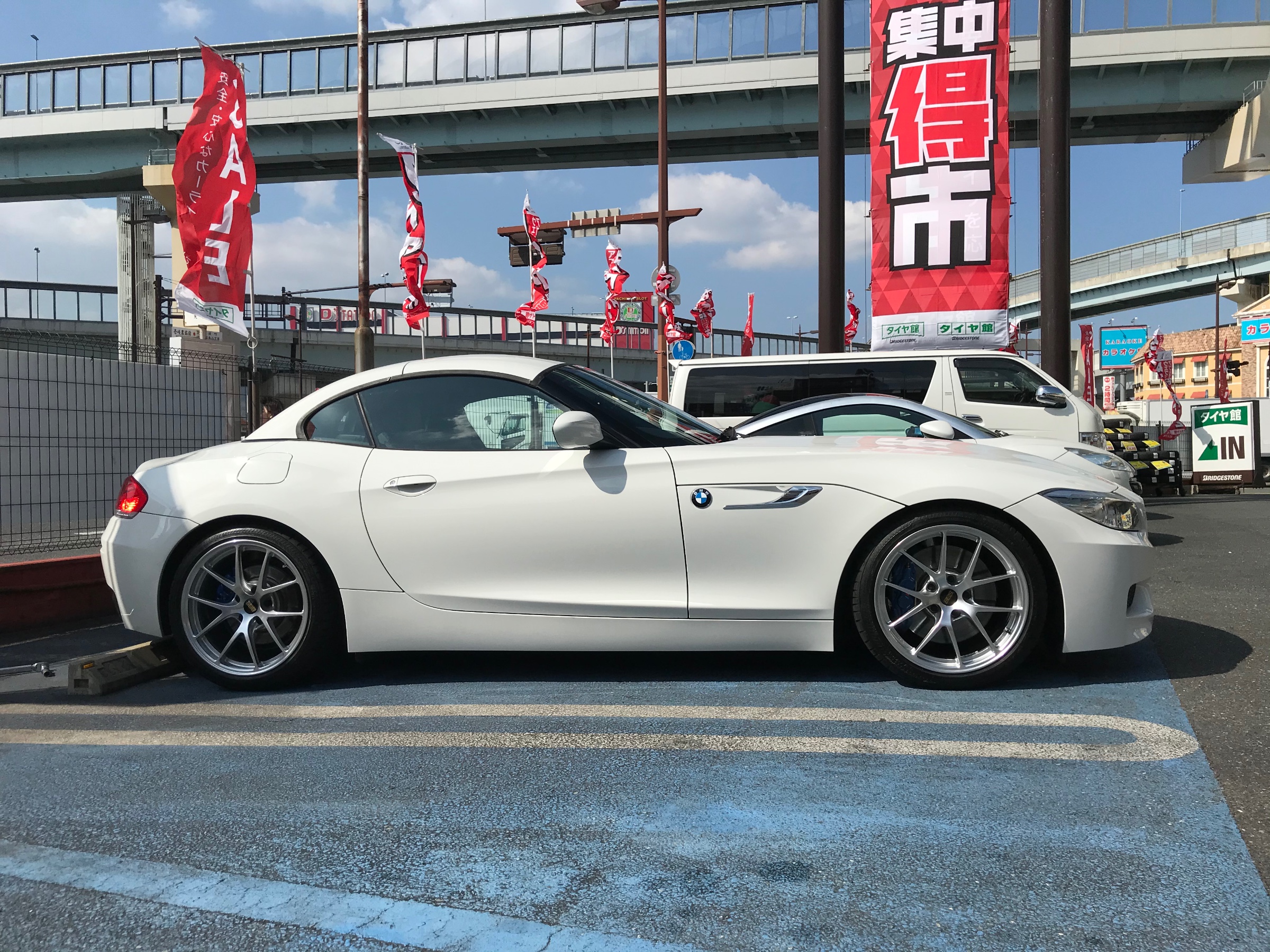 BMW Z4 BBSアルミホイール取り付け^o^ | 店舗おススメ情報