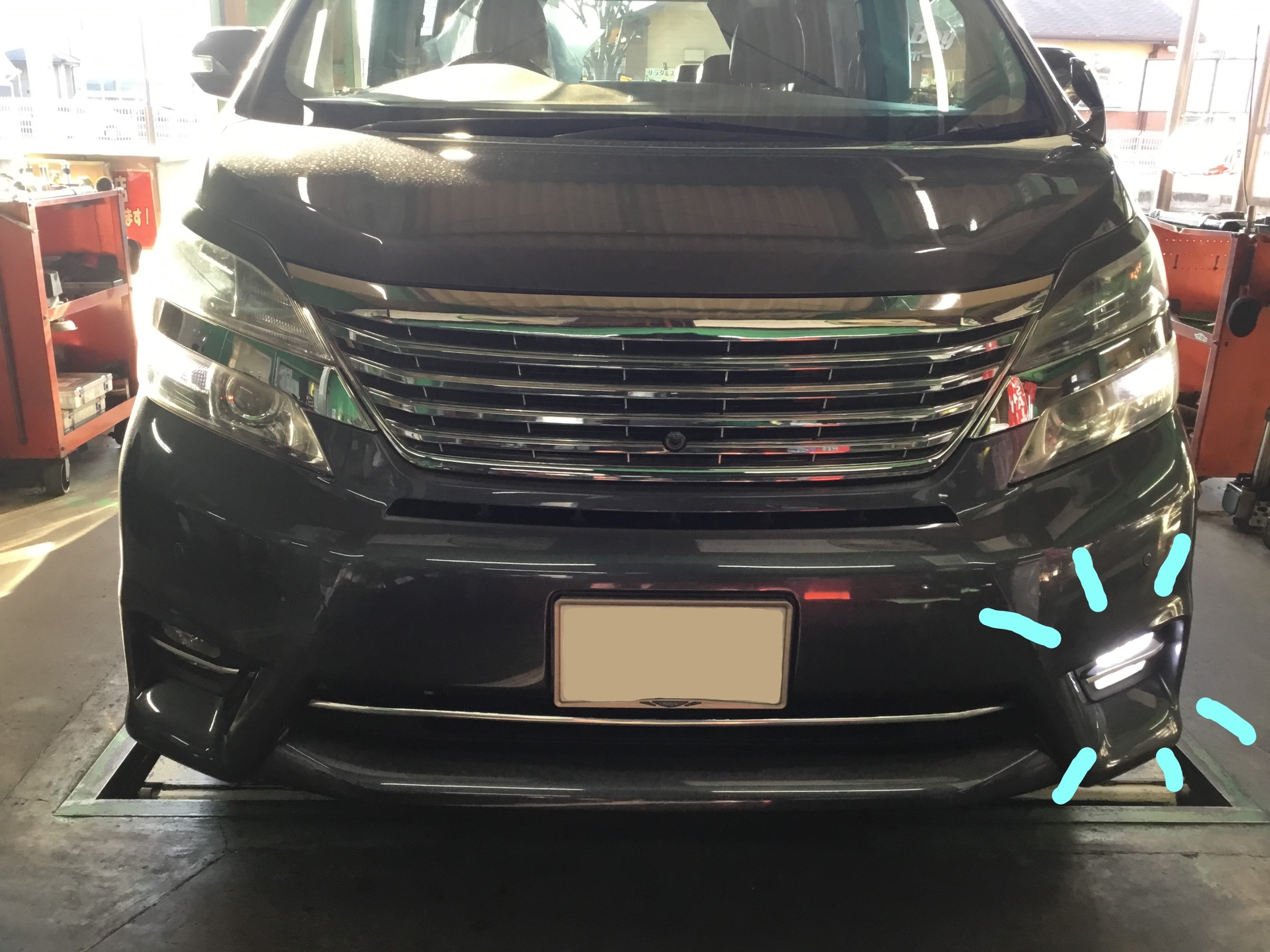 20系ヴェルファイア、LEDフォグの新調！ | トヨタ ヴェルファイア