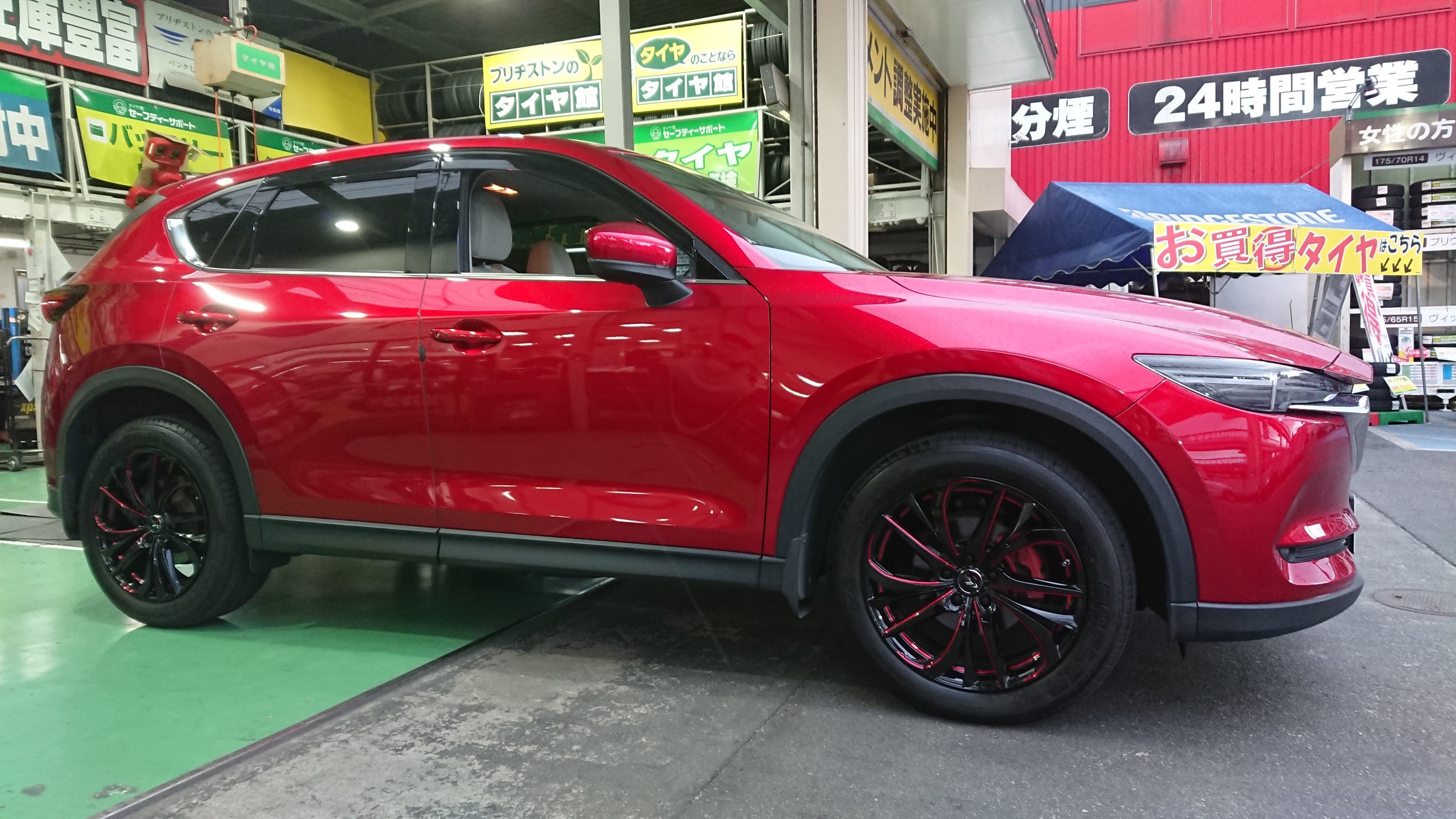 CX-5 アルミホイール交換♪ | マツダ CX-5 ホイール | 取り付け・施工 ...