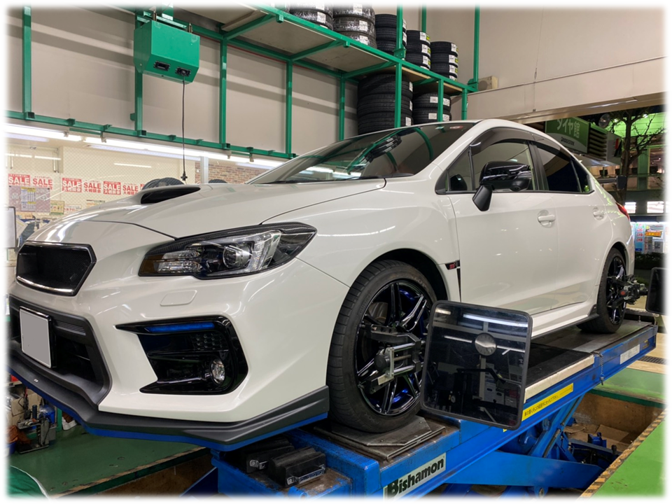 SUBARU WRX S4 に WedsSport SA-77R ＆ TPMS お取り付け | スバル WRX