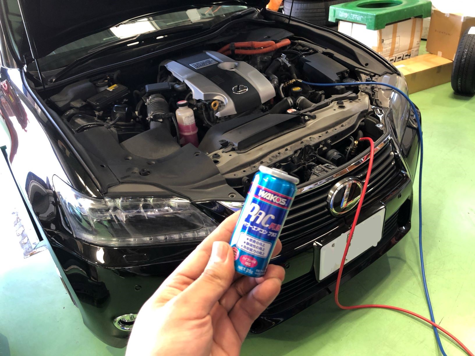 レクサス Gs300hにエアコンガスクリーニングを施工しましたっ レクサス Gs その他 その他 無料安全点検 技術サービス施工事例 タイヤ館 福岡東 タイヤからはじまる トータルカーメンテナンス タイヤ館グループ