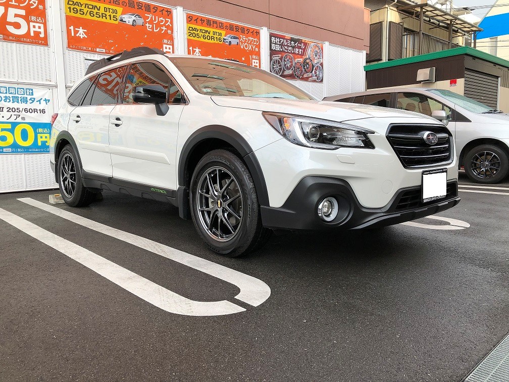 送料込みスバルレガシィアウトバック BT5 リミテッド アルミホイール