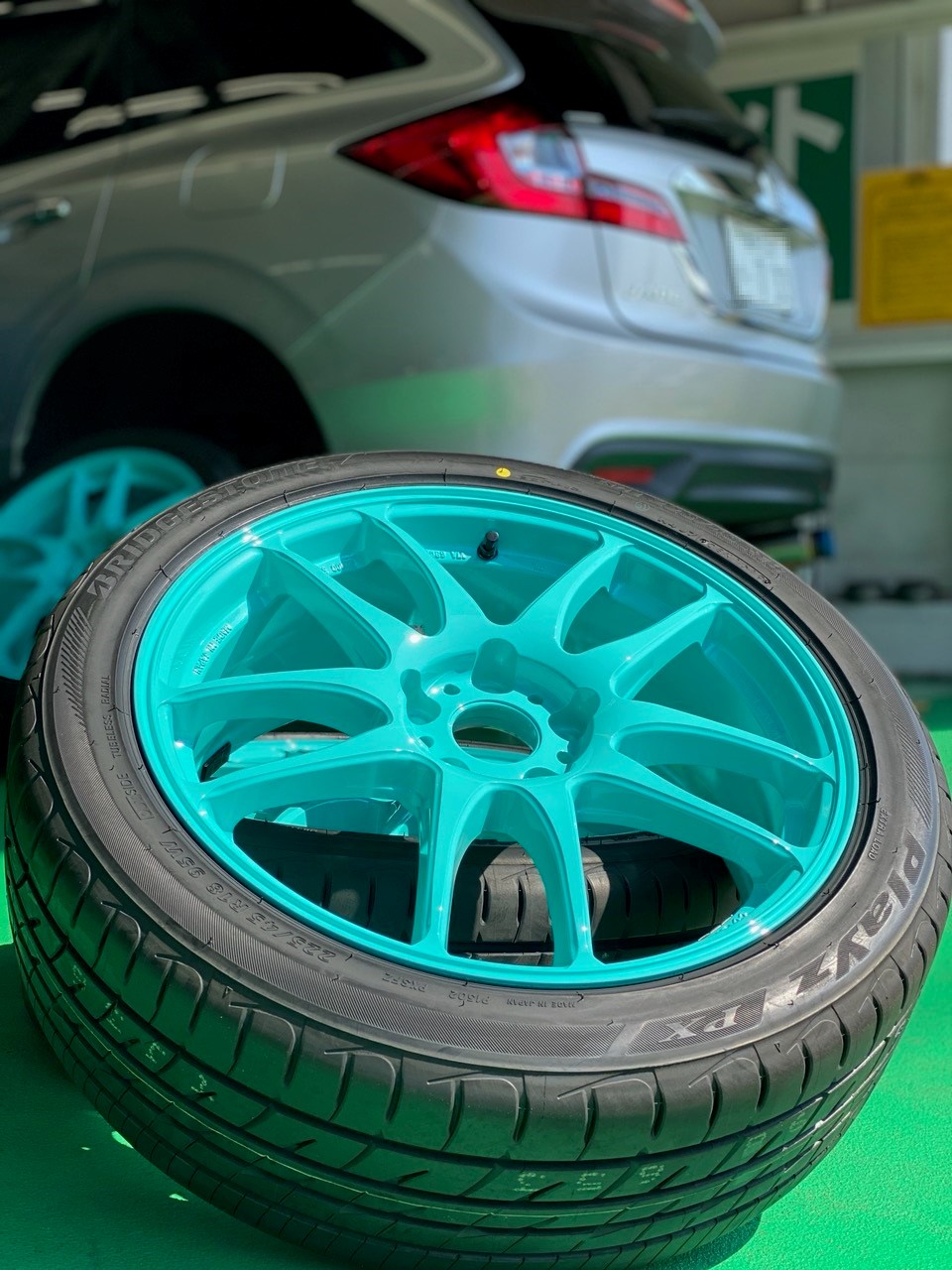 work エモーションCR改 18インチ ホンダ JADE WORKエモーションCR極 18インチ取付 オプションカラーです