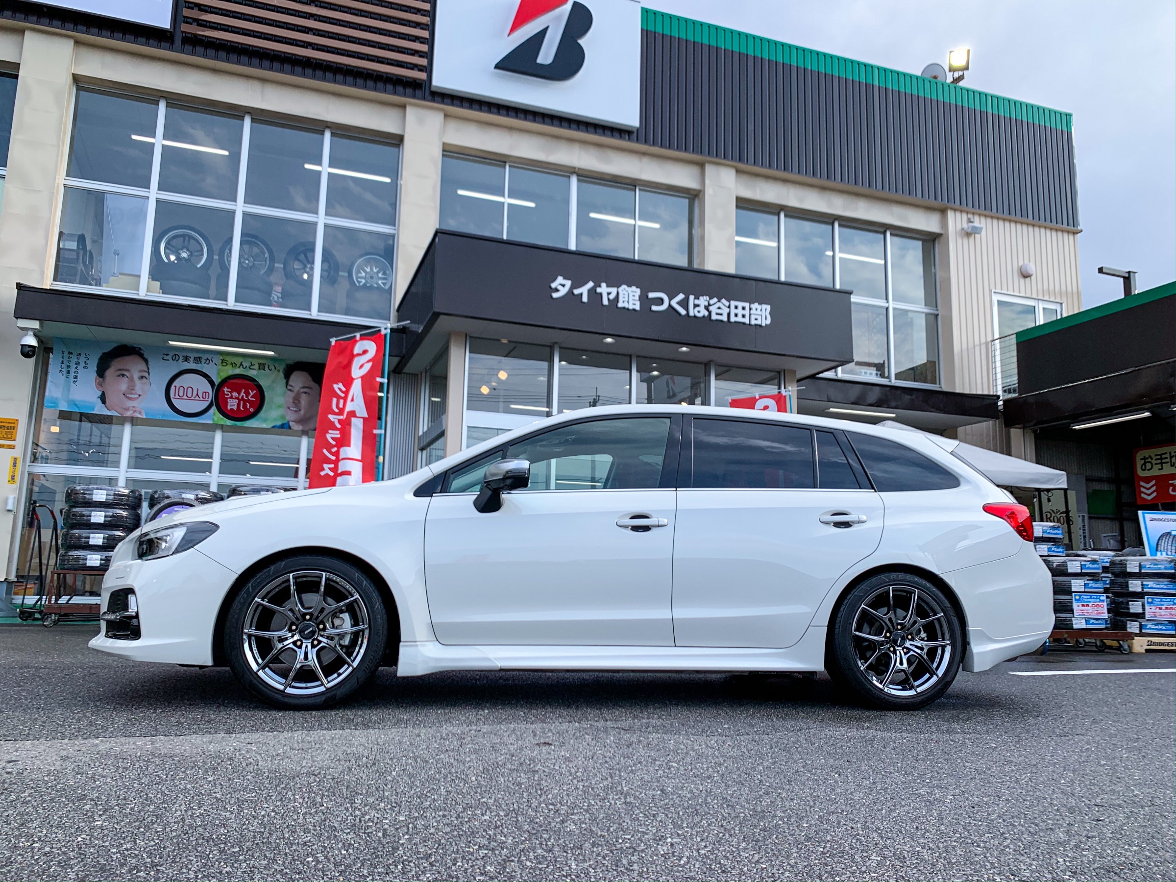 レヴォーグ レイズホイール交換 | スバル レガシィランカスター