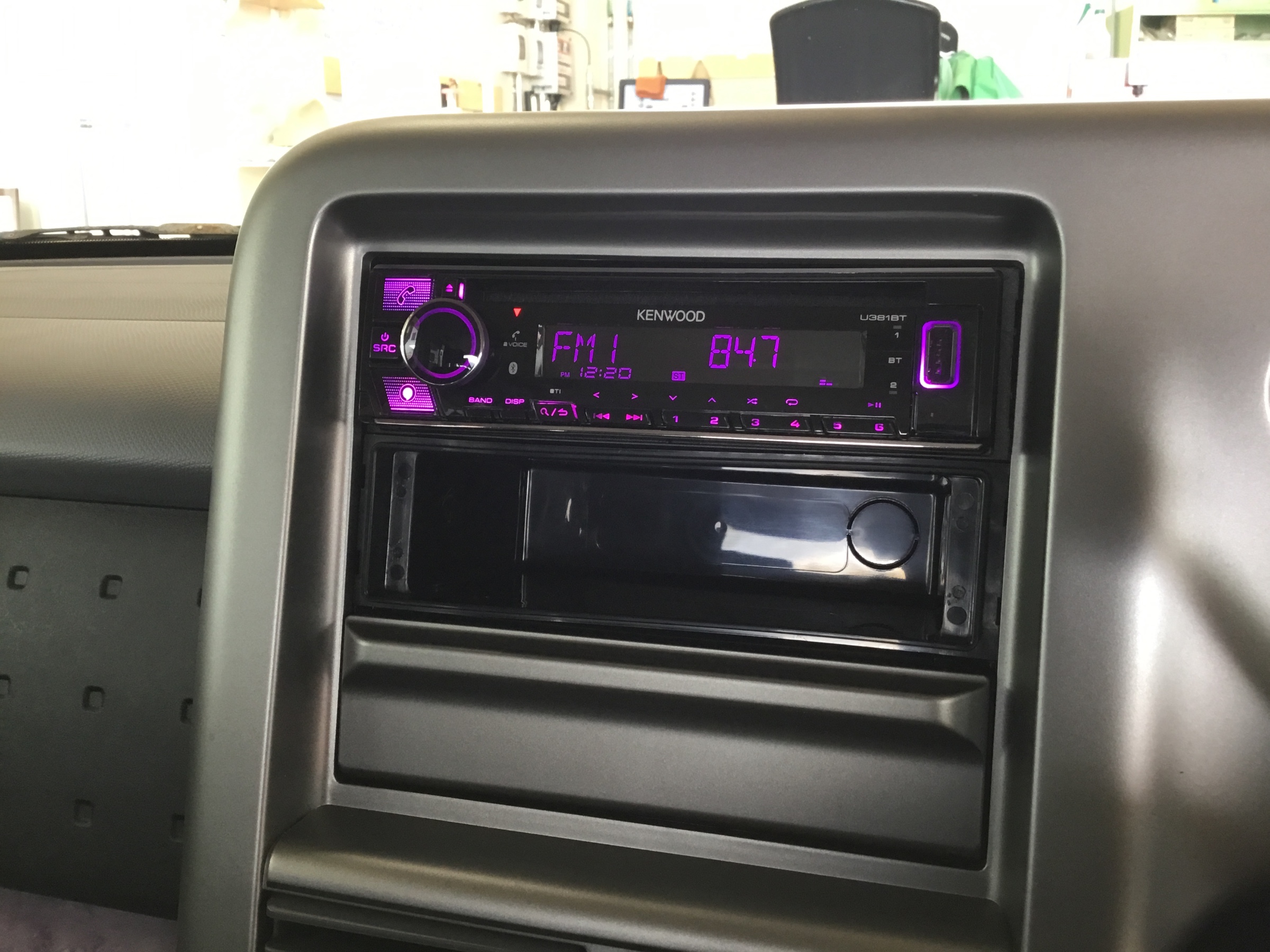 キューブ】KENWOOD U 381BT オーディオ取付⭐︎ | 日産 キューブ AV& 