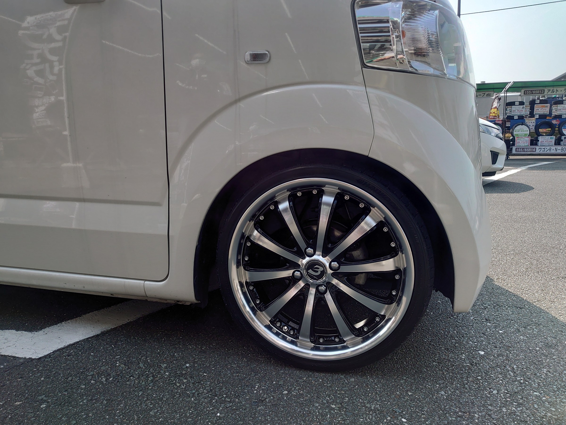 ホンダ N-BOX 17インチアルミ取付 | ホンダ N-BOX ホイール タイヤ