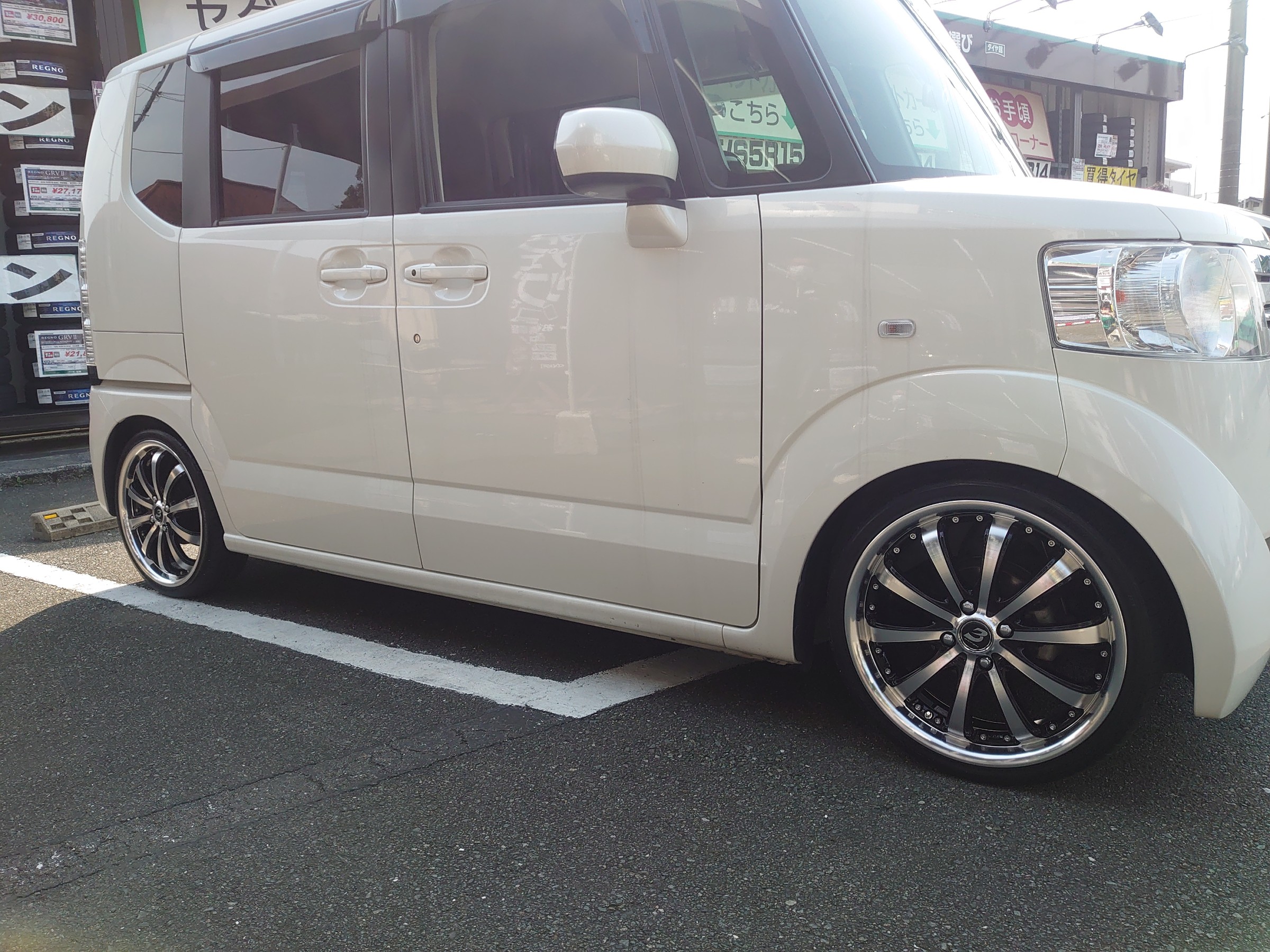 ホンダ N-BOX 17インチアルミ取付 | ホンダ N-BOX ホイール タイヤ