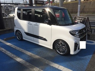 現行タント LA650S テイン：FLEX-Z クレンツェ：エルマー取り付けまし