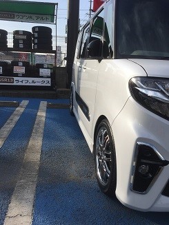 現行タント LA650S テイン：FLEX-Z クレンツェ：エルマー取り付けまし