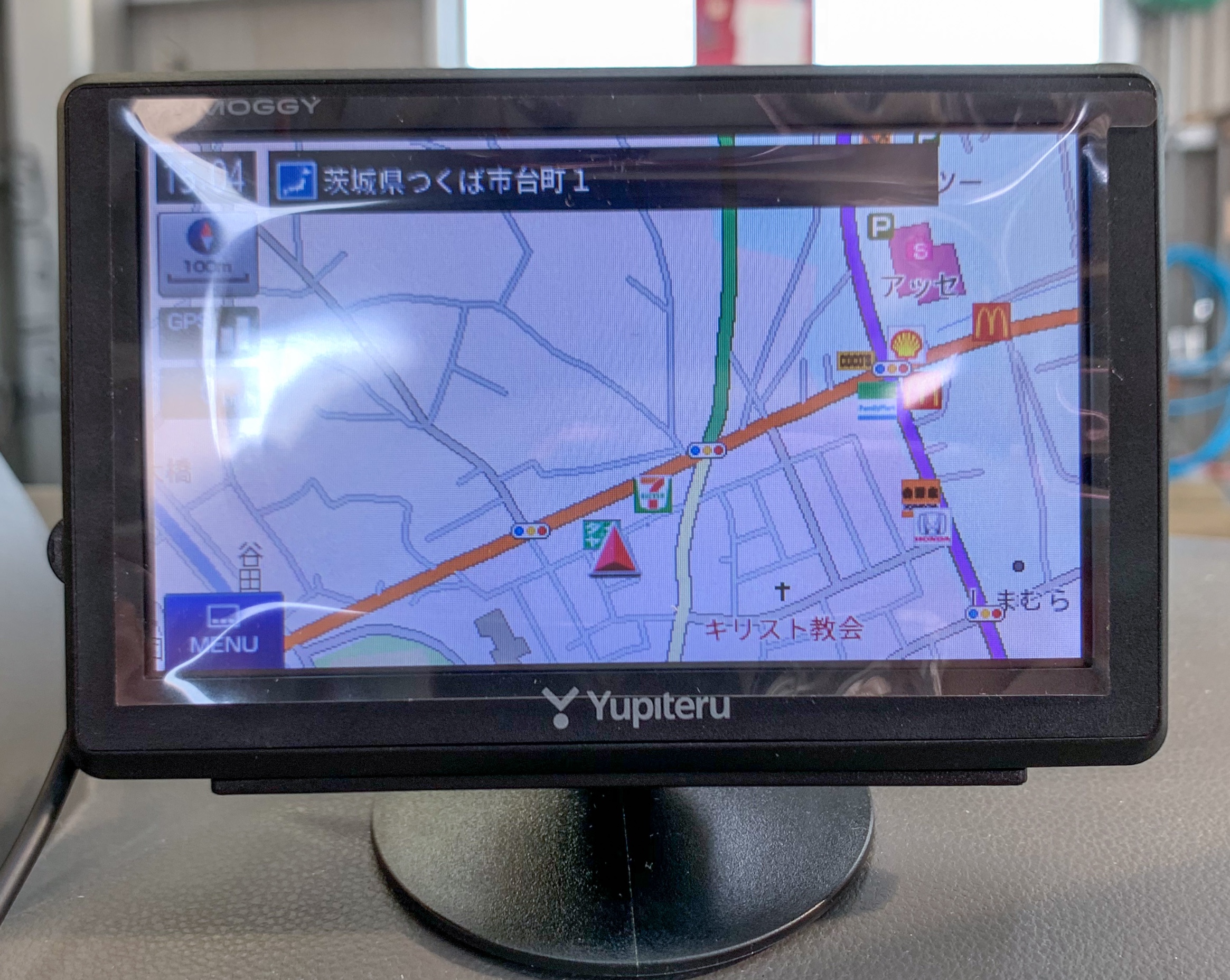 エッセ ユピテルポータブルナビ取付 | 店舗おススメ情報