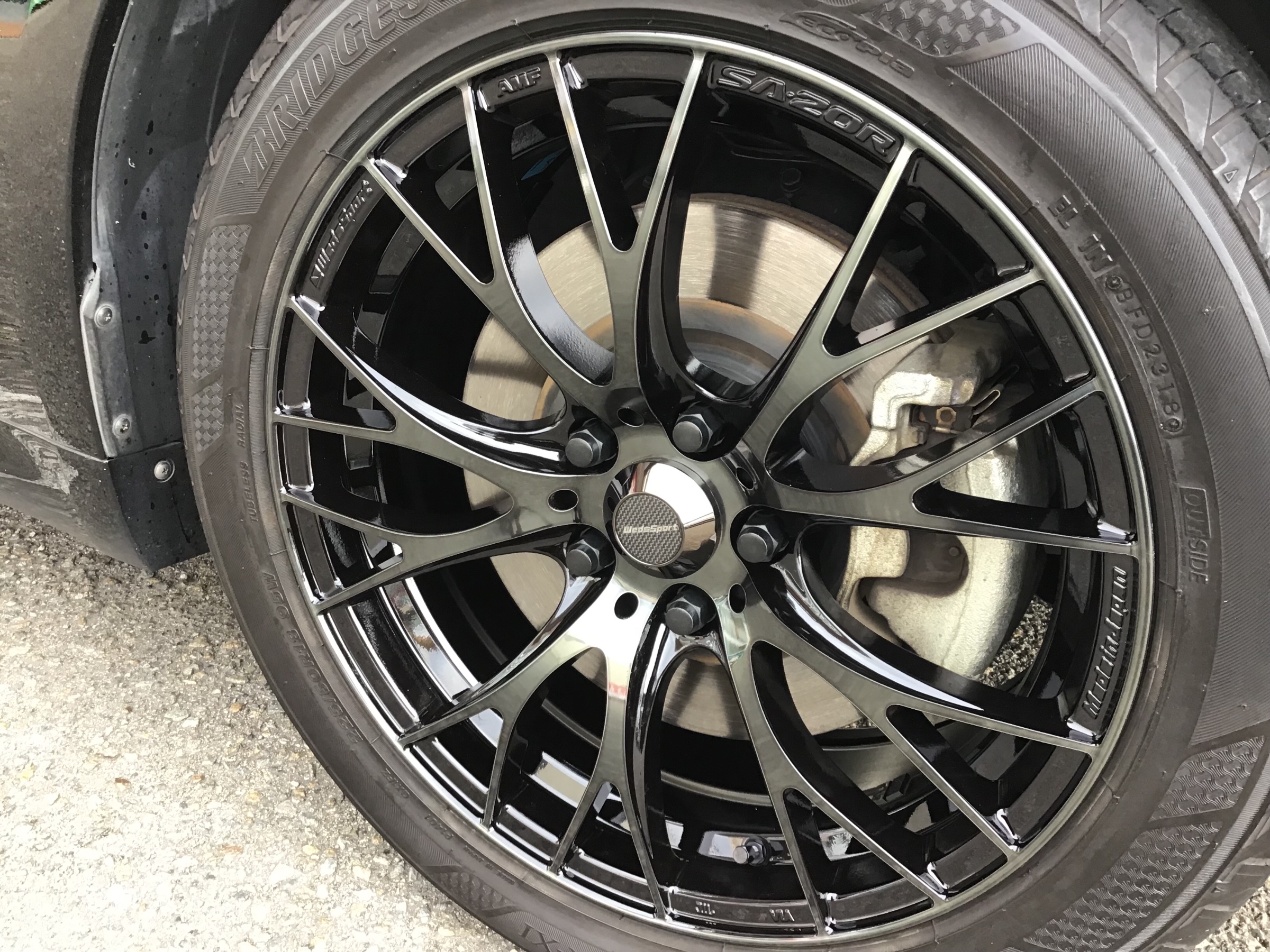 スカイライン（V36）に、ウェッズスポーツSA20Rをお取付けしました