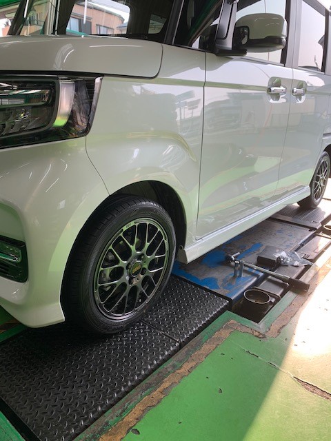 BBS N-BOX カスタムターボ 取り付け | サービス事例 | タイヤ館 枚方
