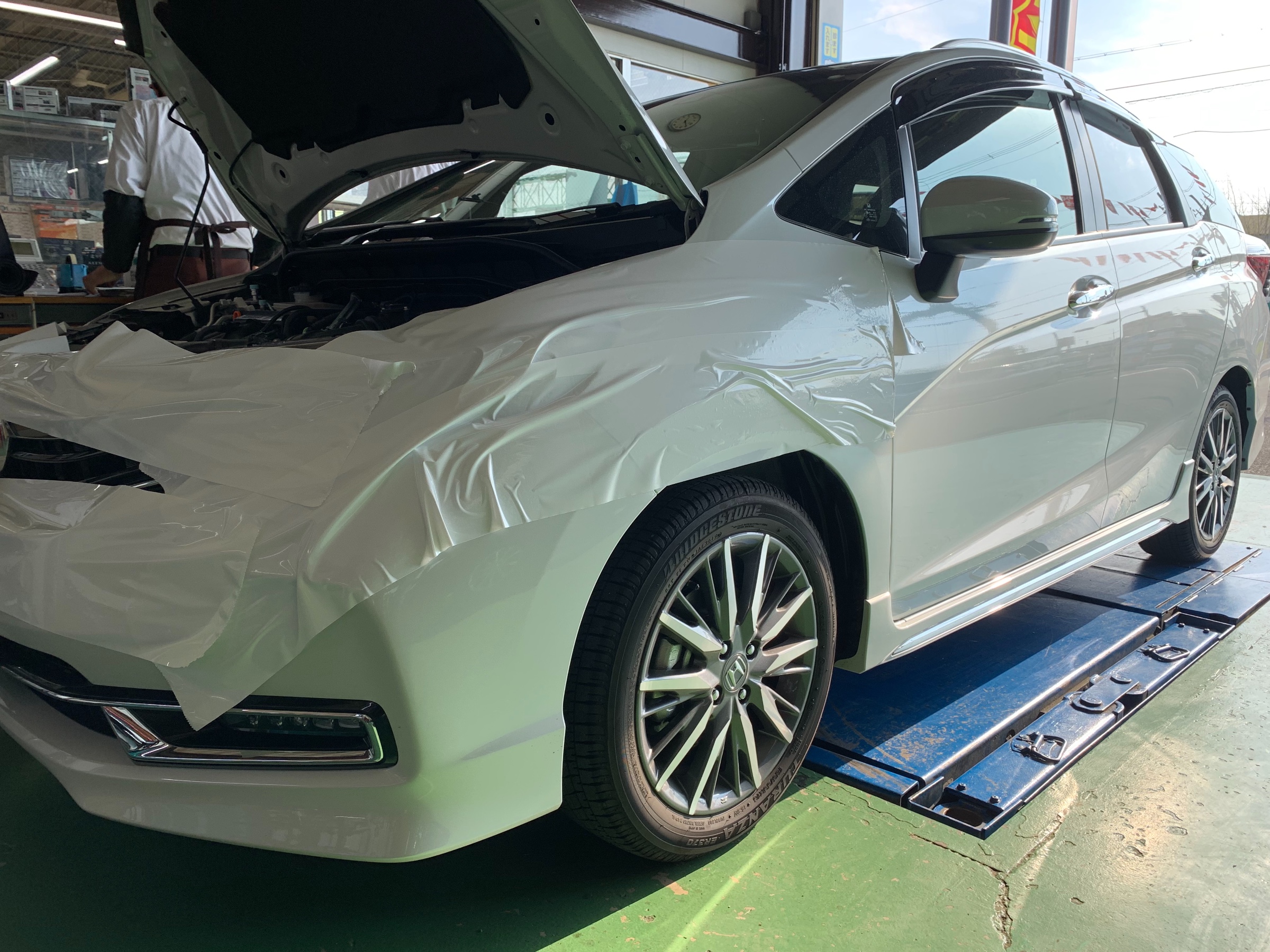 シャトル(GP7)にFLEXZとSA25R | 店舗おススメ情報 | タイヤ館 さつま