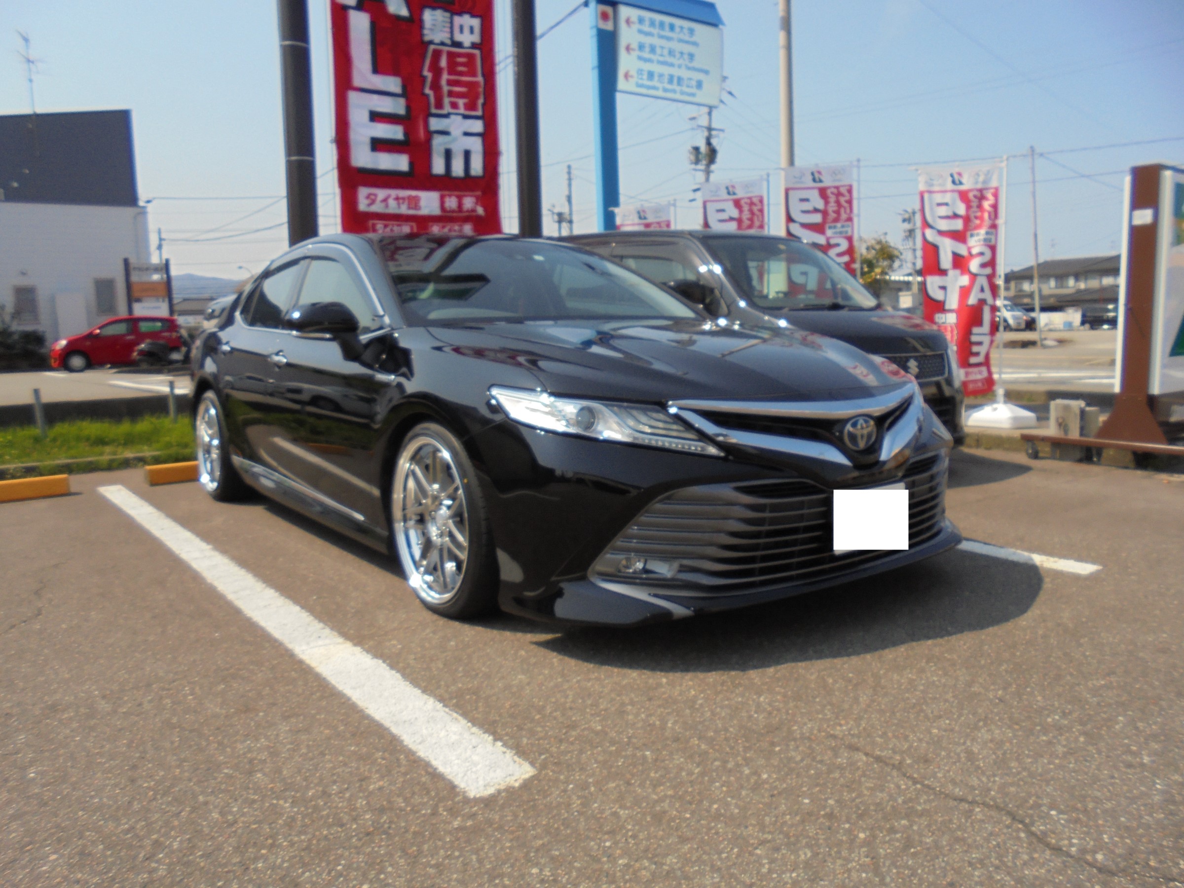 カムリhv 車高調キット取付 サービス事例 タイヤ館 柏崎 新潟県のタイヤ カー用品ショップ タイヤからはじまる トータルカーメンテナンス タイヤ館グループ