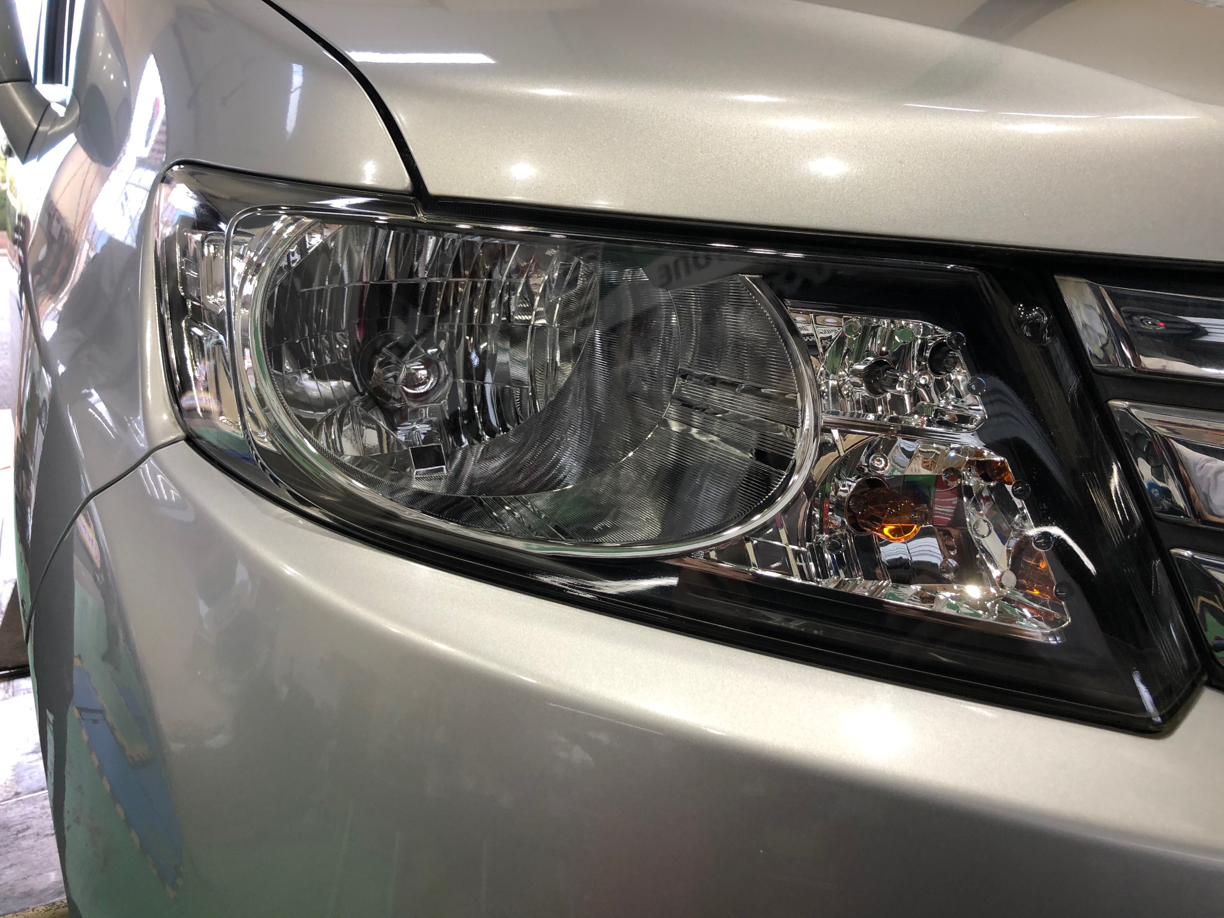 フリードスパイク ヘッドライトコーティング ホンダ フリードスパイク メンテナンス商品 カー用品取付 ヘッドライトコーティング サービス事例 タイヤ館 新座 タイヤからはじまる トータルカーメンテナンス タイヤ館グループ