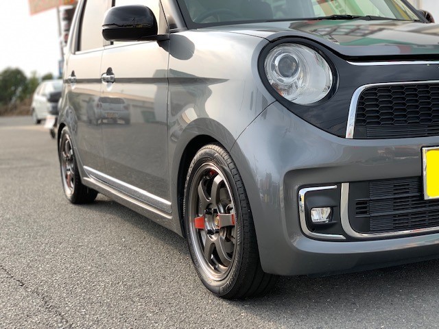 N-ONE レイズホイール「VOLK RACING TE37 SONIC SL」取り付け N-ONE レイズホイール「VOLK RACING TE37 SONIC SL」取り付け