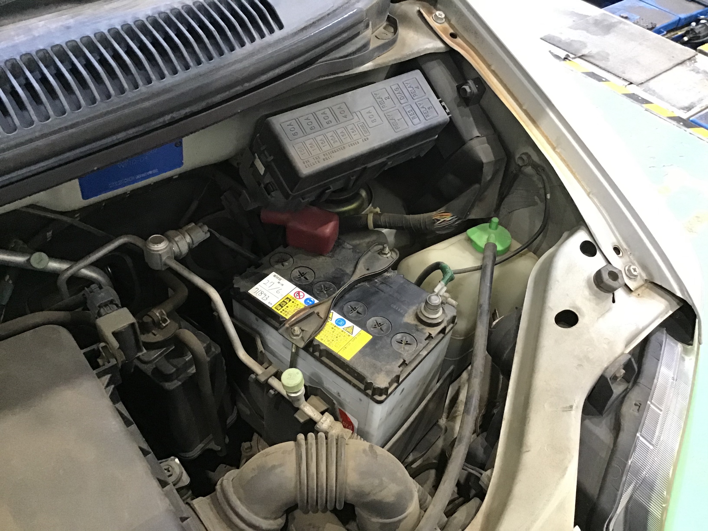 Mc22s ワゴンrのバッテリー交換です スズキ ワゴンr メンテナンス商品 パーツ取付 各種用品取付 サービス事例 タイヤ館 新座 タイヤからはじまる トータルカーメンテナンス タイヤ館グループ