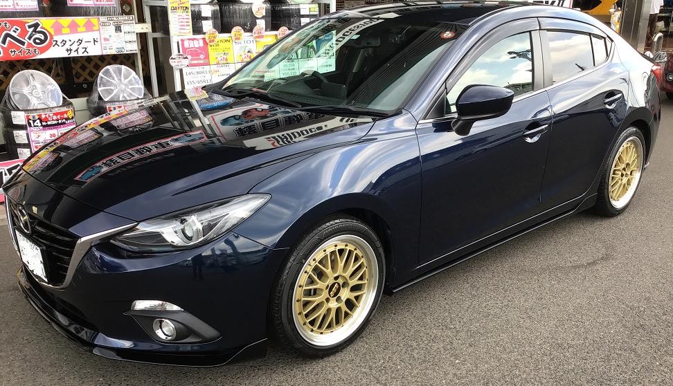 マツダ アクセラ ＢＢＳ ＬＭ ゴールドカラー １８インチ | マツダ
